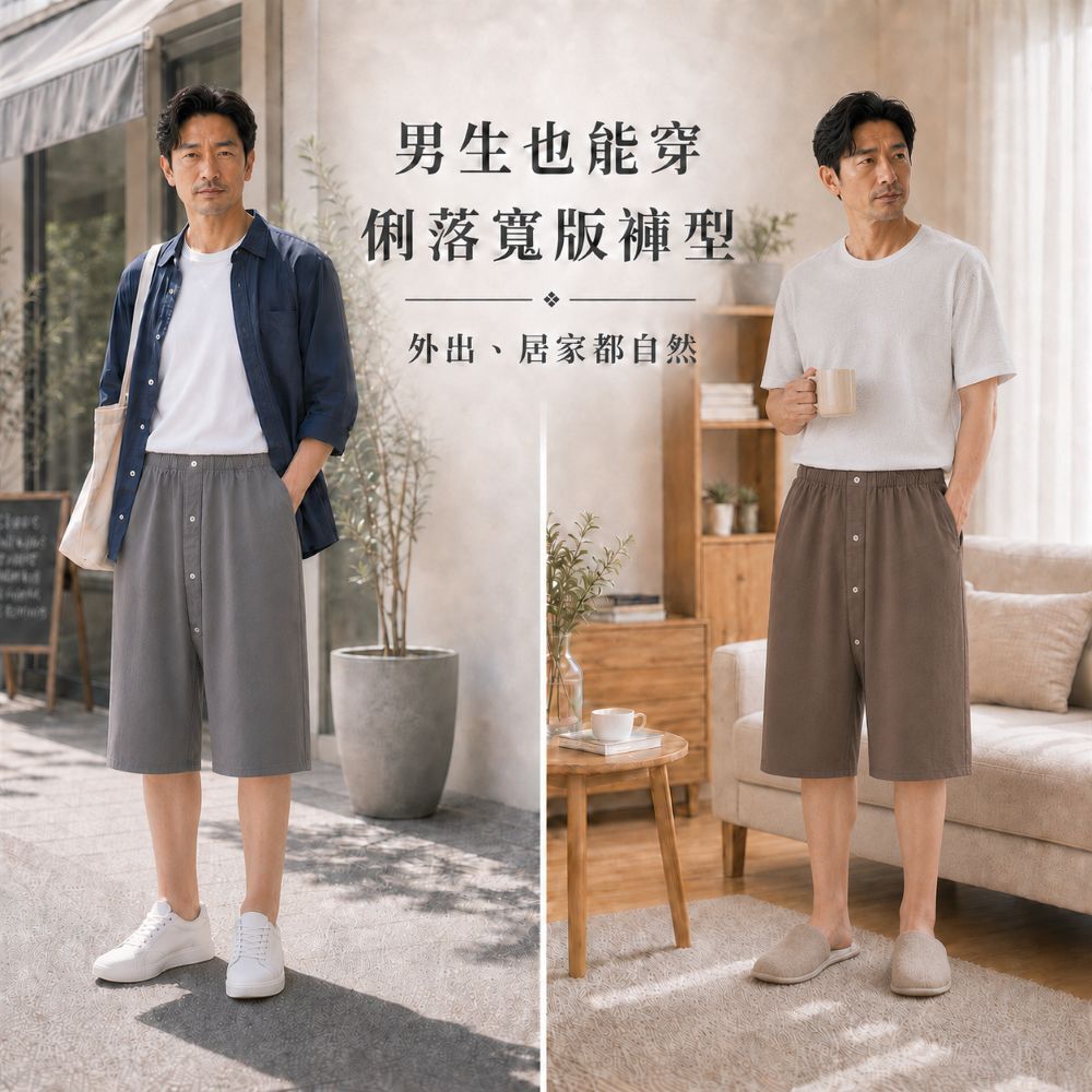 成人防漏尿褲裙提供咖啡色與灰色選擇,外觀低調自然,適合居家、外出、照護場合與日常穿搭使用