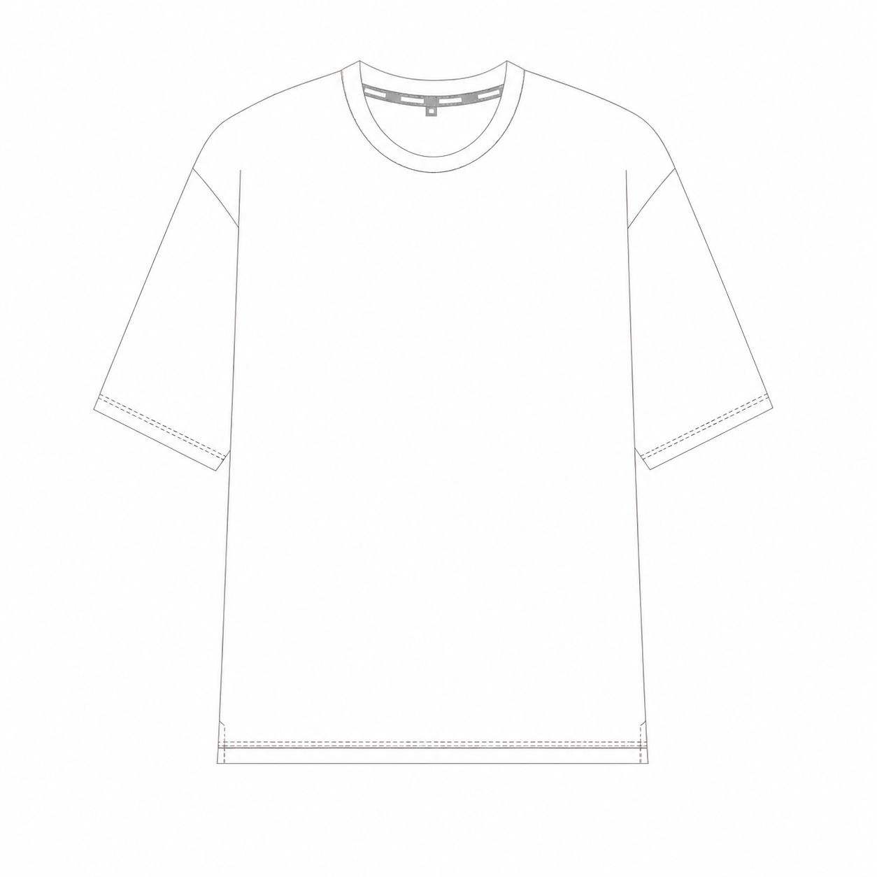耐製團體形象服男女性加寬Oversize T恤版型