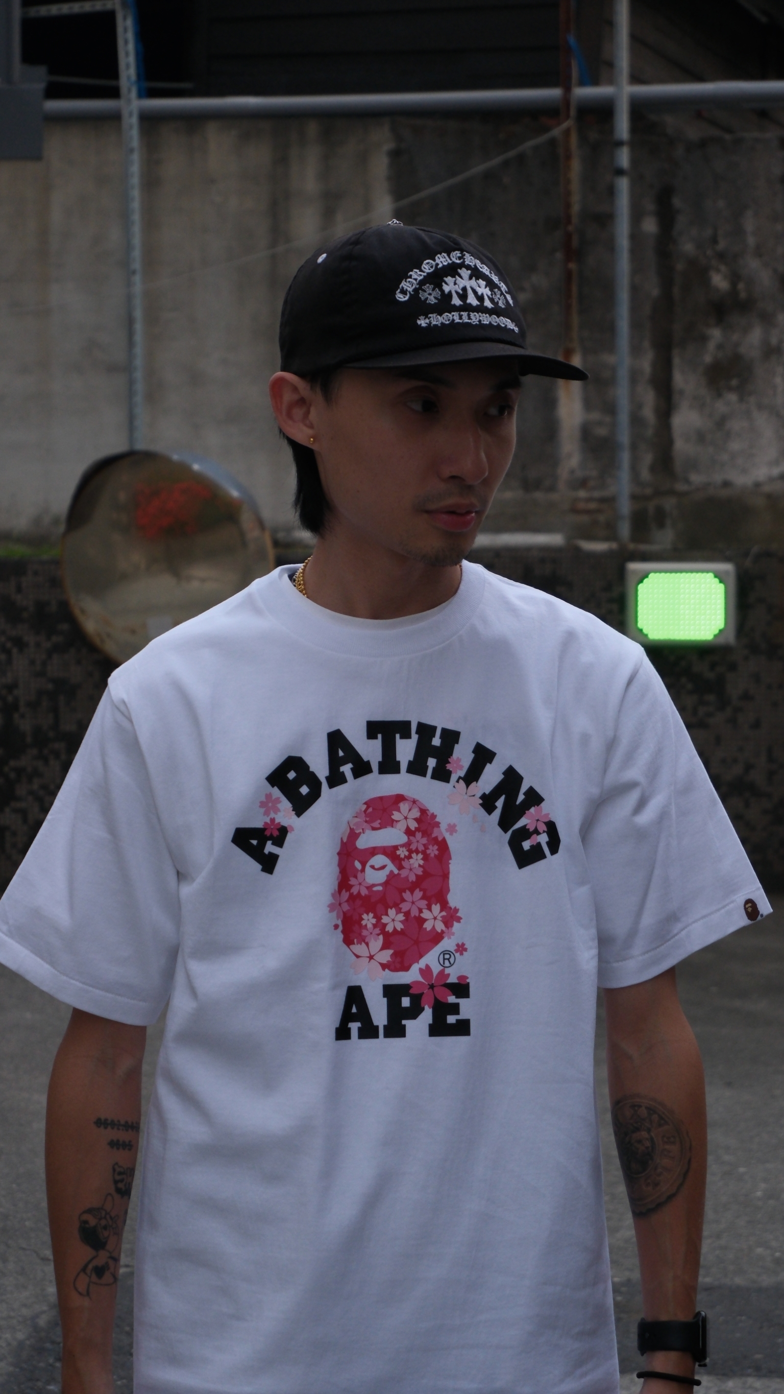 BAPE SS26 櫻花系列 SAKURA COLLEGE 短Tee 1M22110023