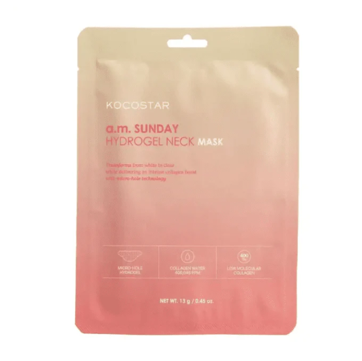 CR260509-K14 a.m Sunday Hydrogel Neck Mask 13g x 10ea （EXP:2028.12）