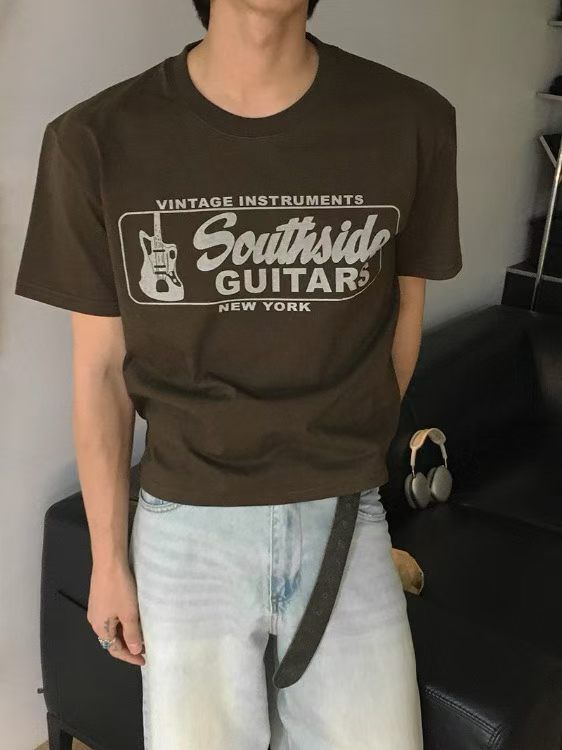 英文字圖案短袖Tee GARMENTS-080T