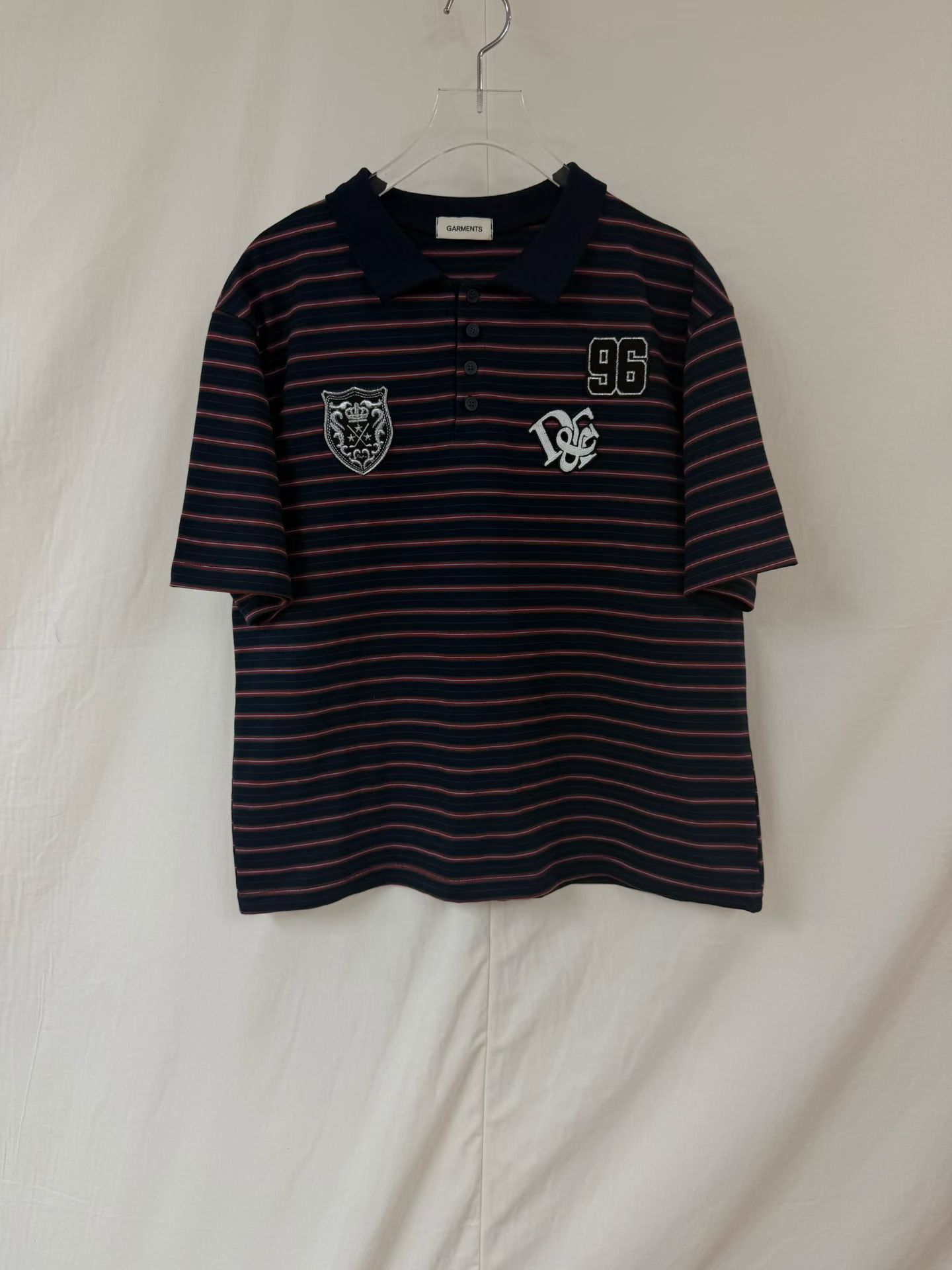 襟章橫間Polo短袖Tee GARMENTS-081T