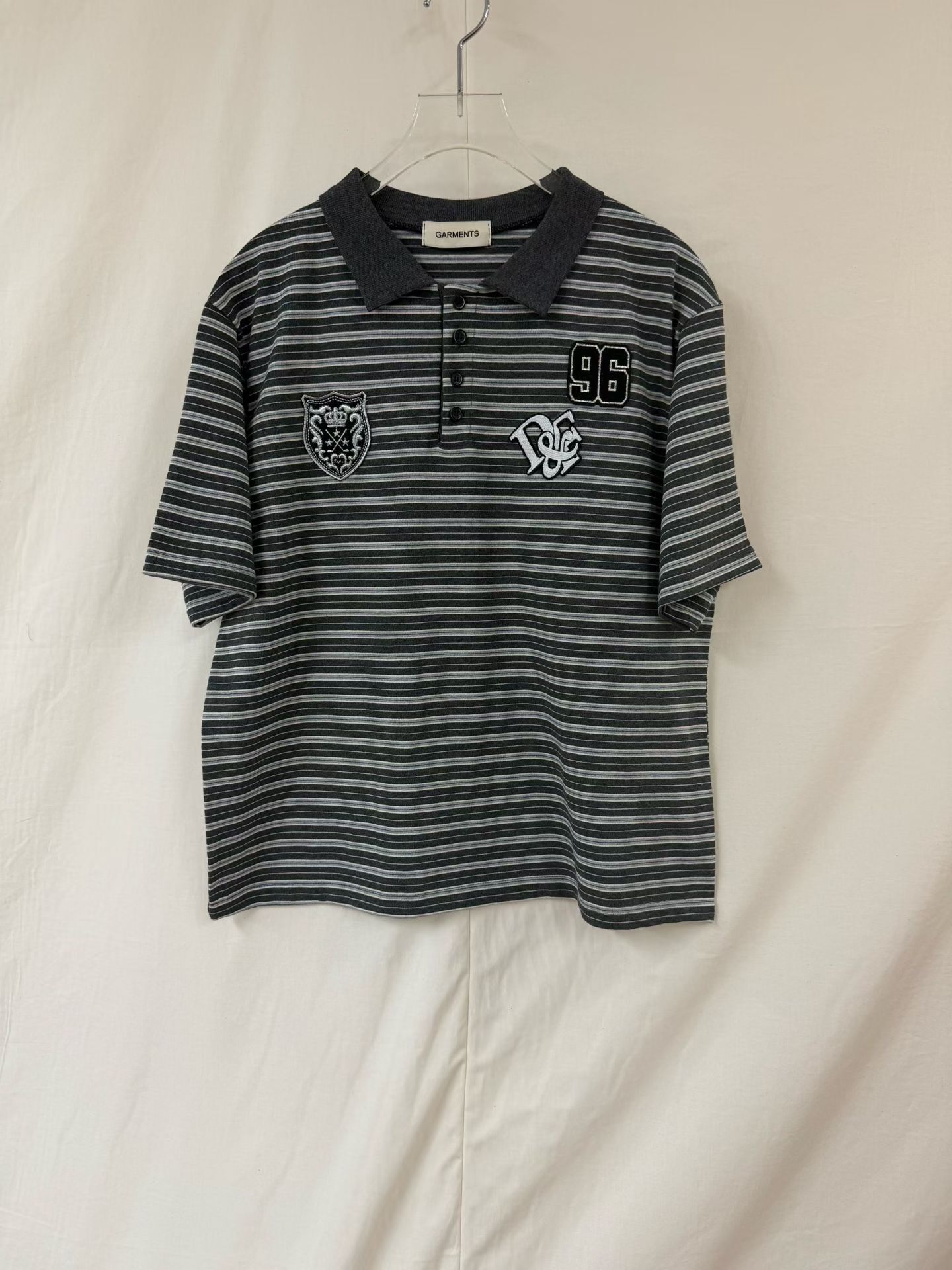 襟章橫間Polo短袖Tee GARMENTS-081T