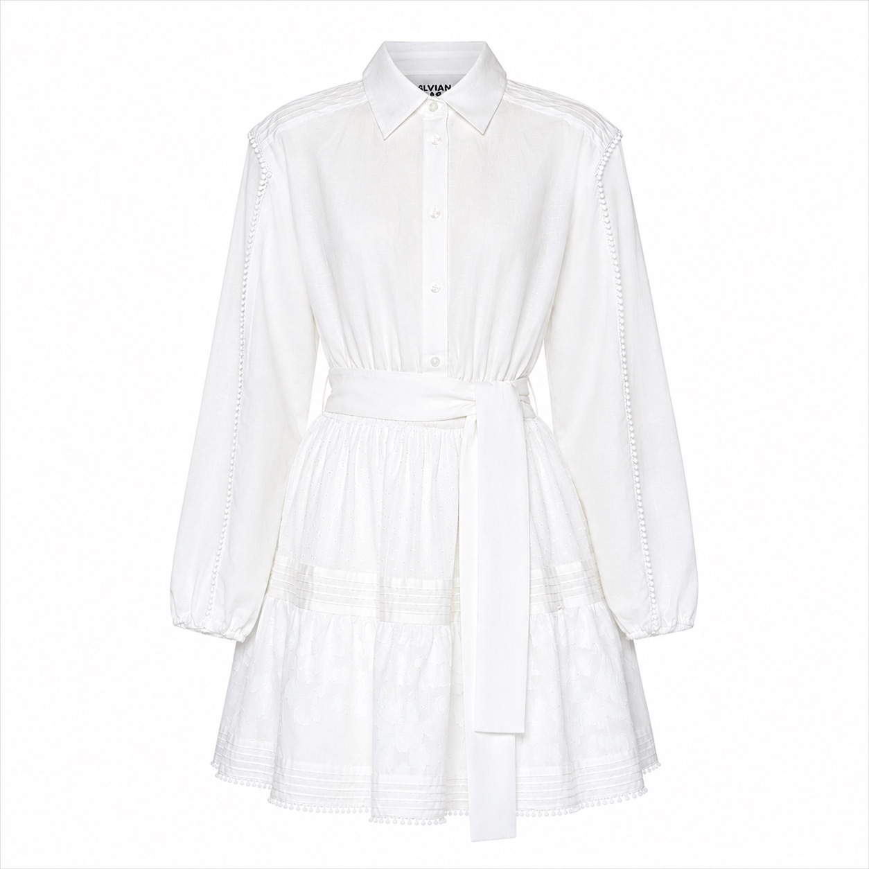1SH0508-098 [SILVIAN HEACH] 短連身裙 Falen 白色 #GPP26260VE (EU)