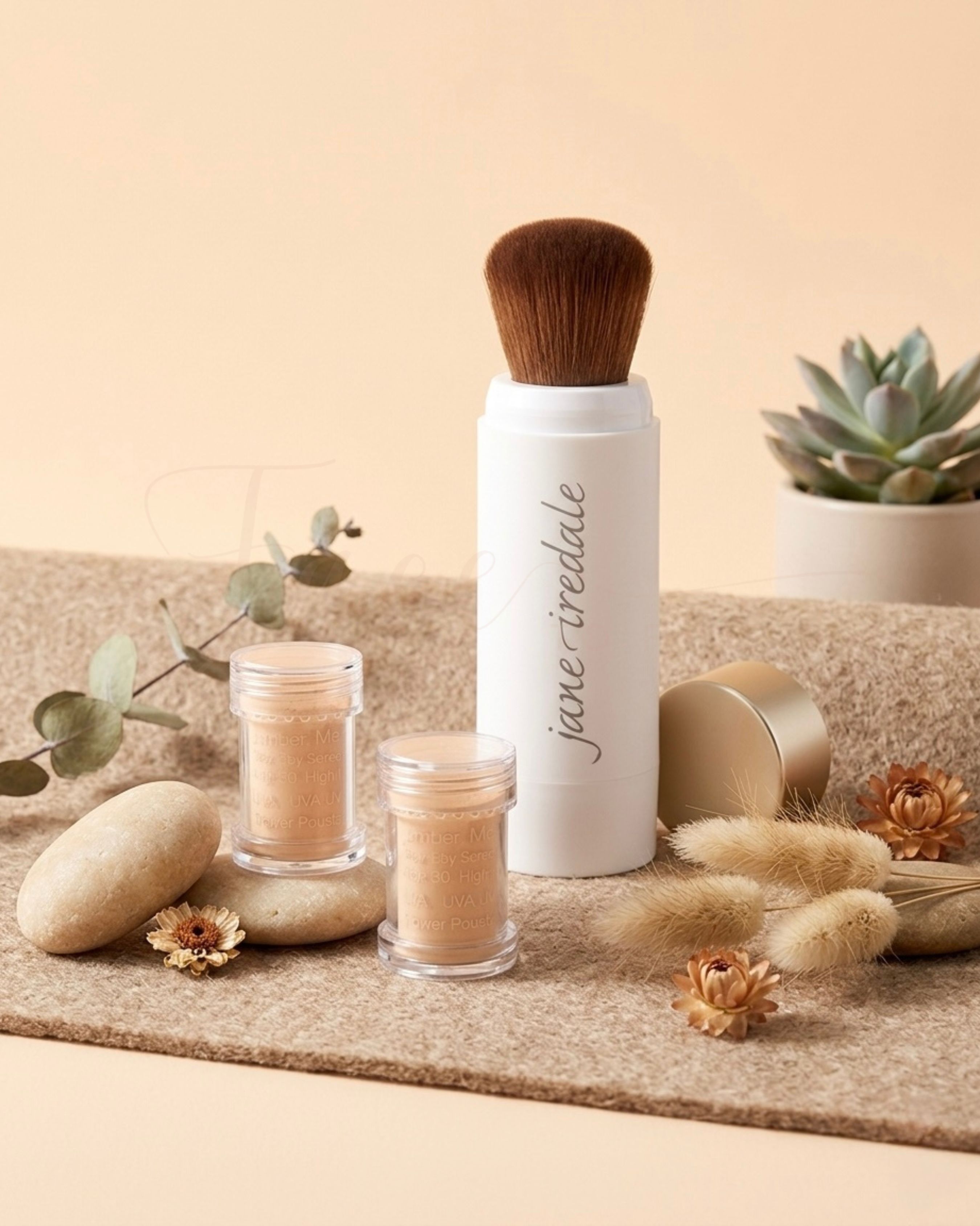 Jane Iredale SPF30 礦物防曬補充粉掃 NUDE