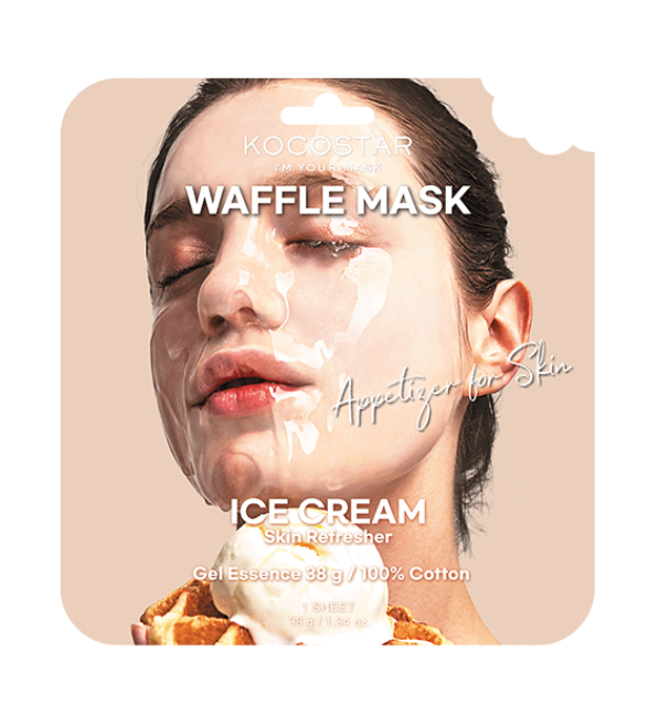 CR260509-K26 Waffle Mask - Ice Cream 38g *5張（EXP:2028.8）