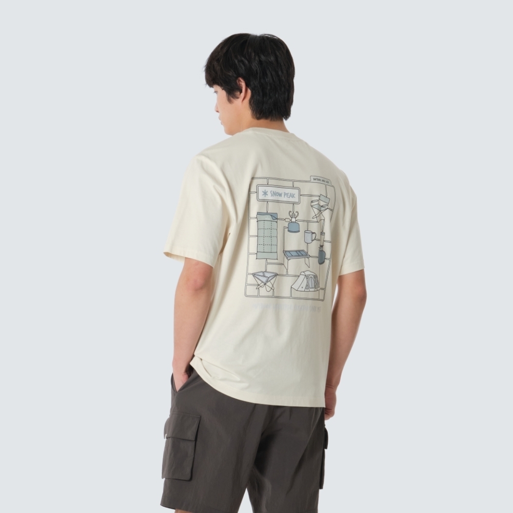 【代購】 SNOW PEAK 26SS Cotton Camping Gear 露營裝備主題純棉短袖 T 恤 S26MUFTS78 S26MUF-TS78