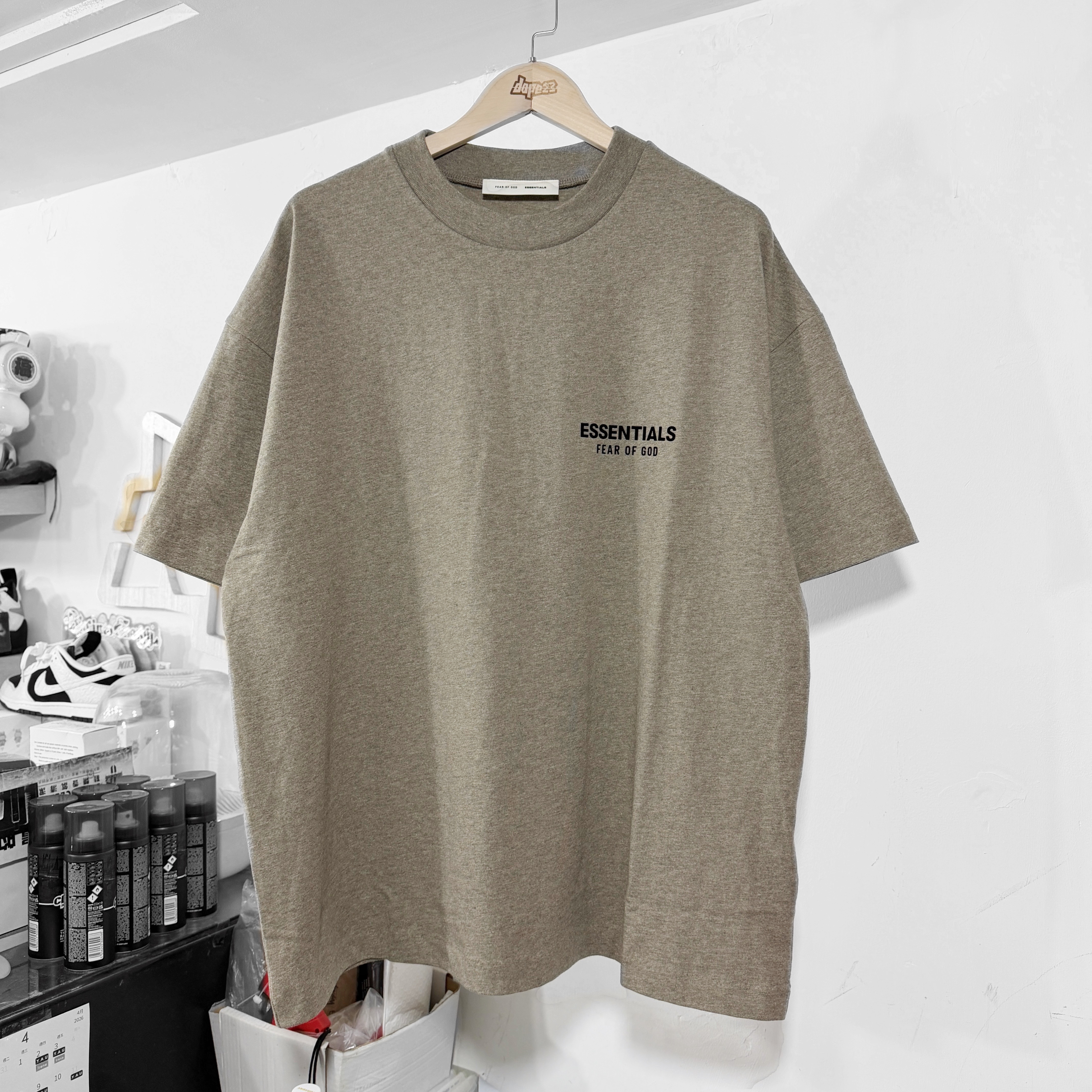 FEAR OF GOD FOG ESSENTIALS Classic Short Sleeve Tee Homestead Heather 深灰