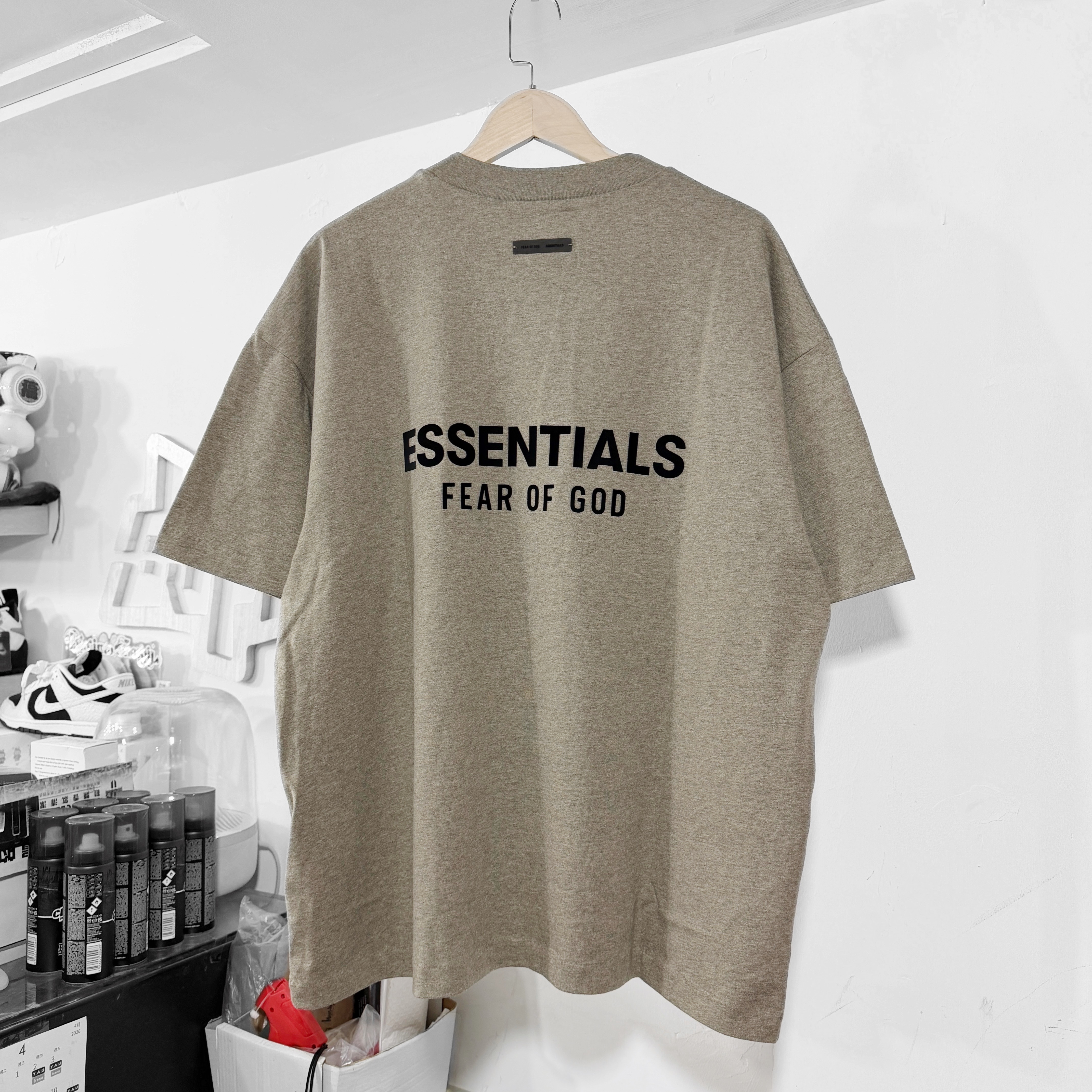 FEAR OF GOD FOG ESSENTIALS Classic Short Sleeve Tee Homestead Heather 深灰