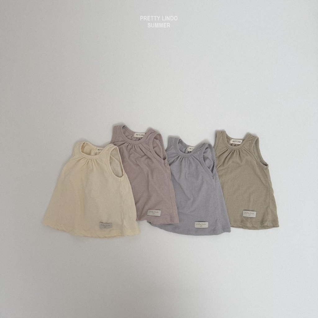 韓國🇰🇷Lindo 抓皺背心上衣(XS-XL)