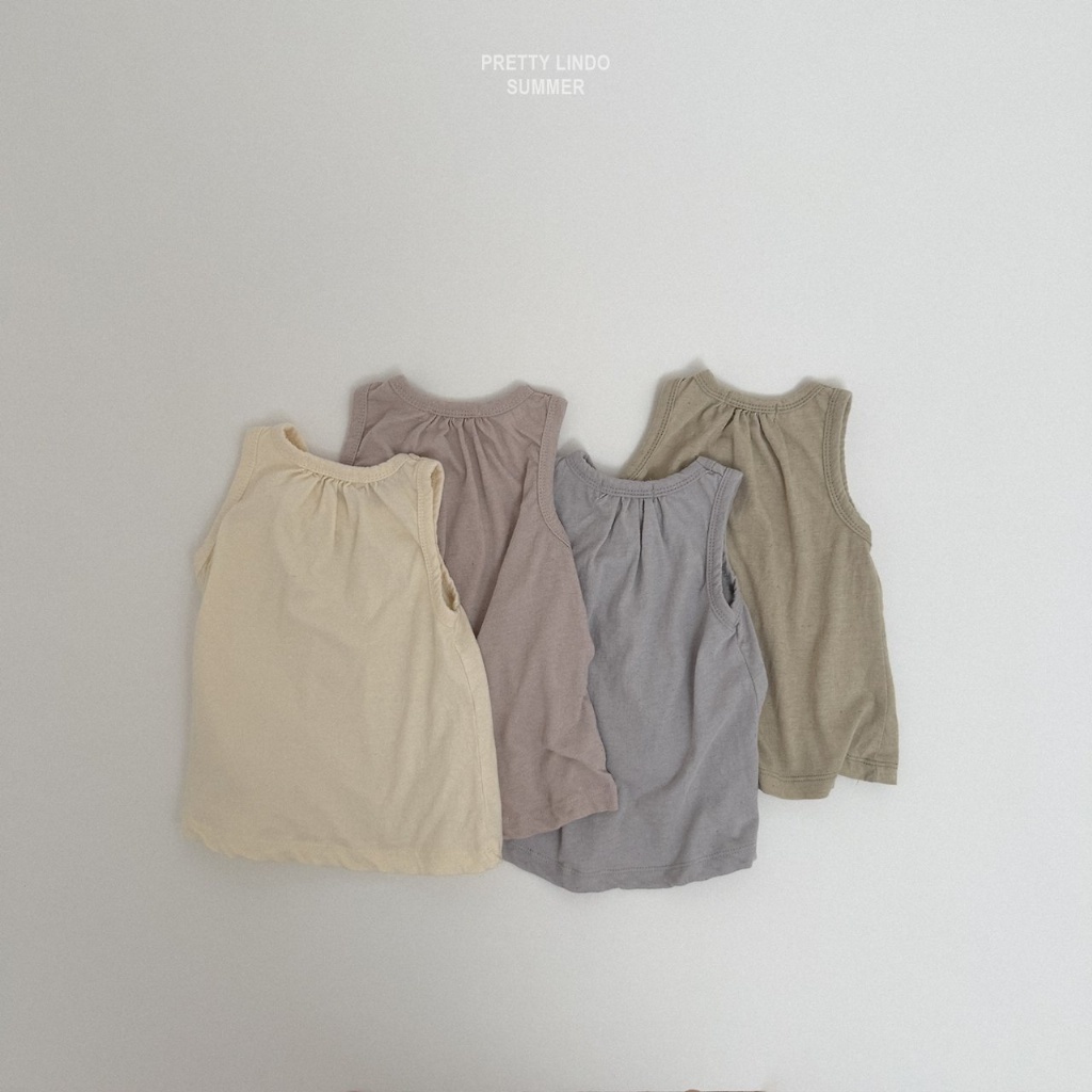 韓國🇰🇷Lindo 抓皺背心上衣(XS-XL)