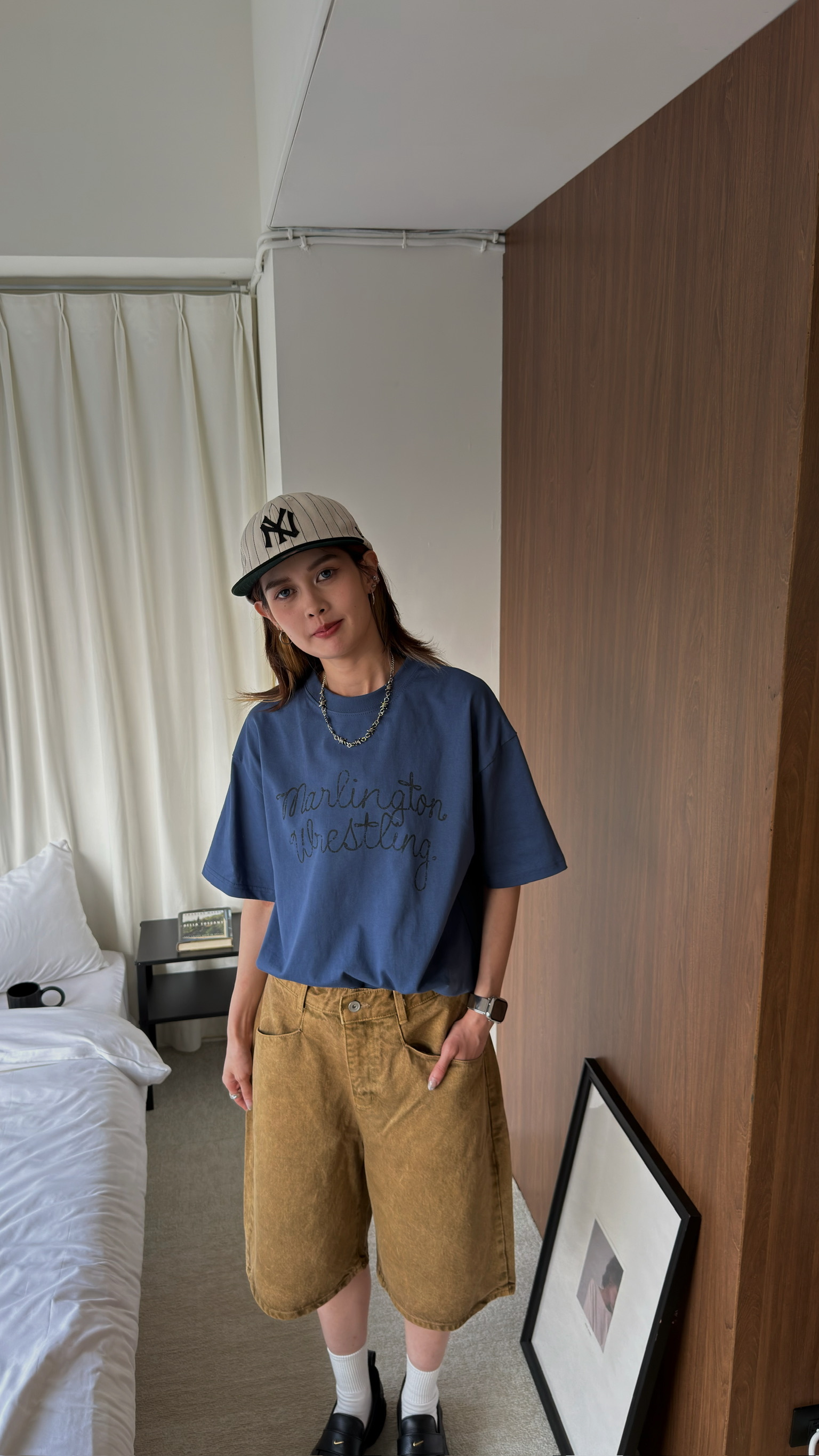 MARLINGTON文字T shirt