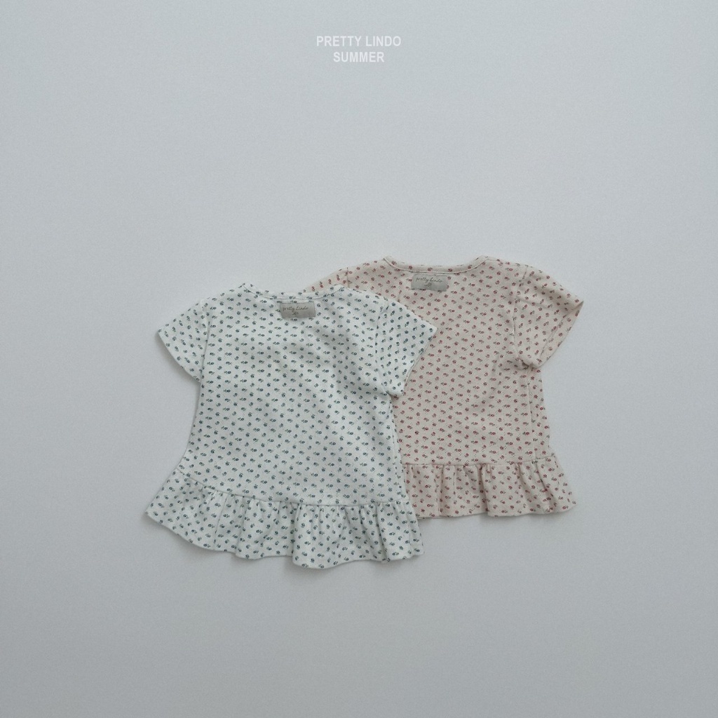 韓國🇰🇷Lindo 清新碎花傘襬上衣(XS-XL)