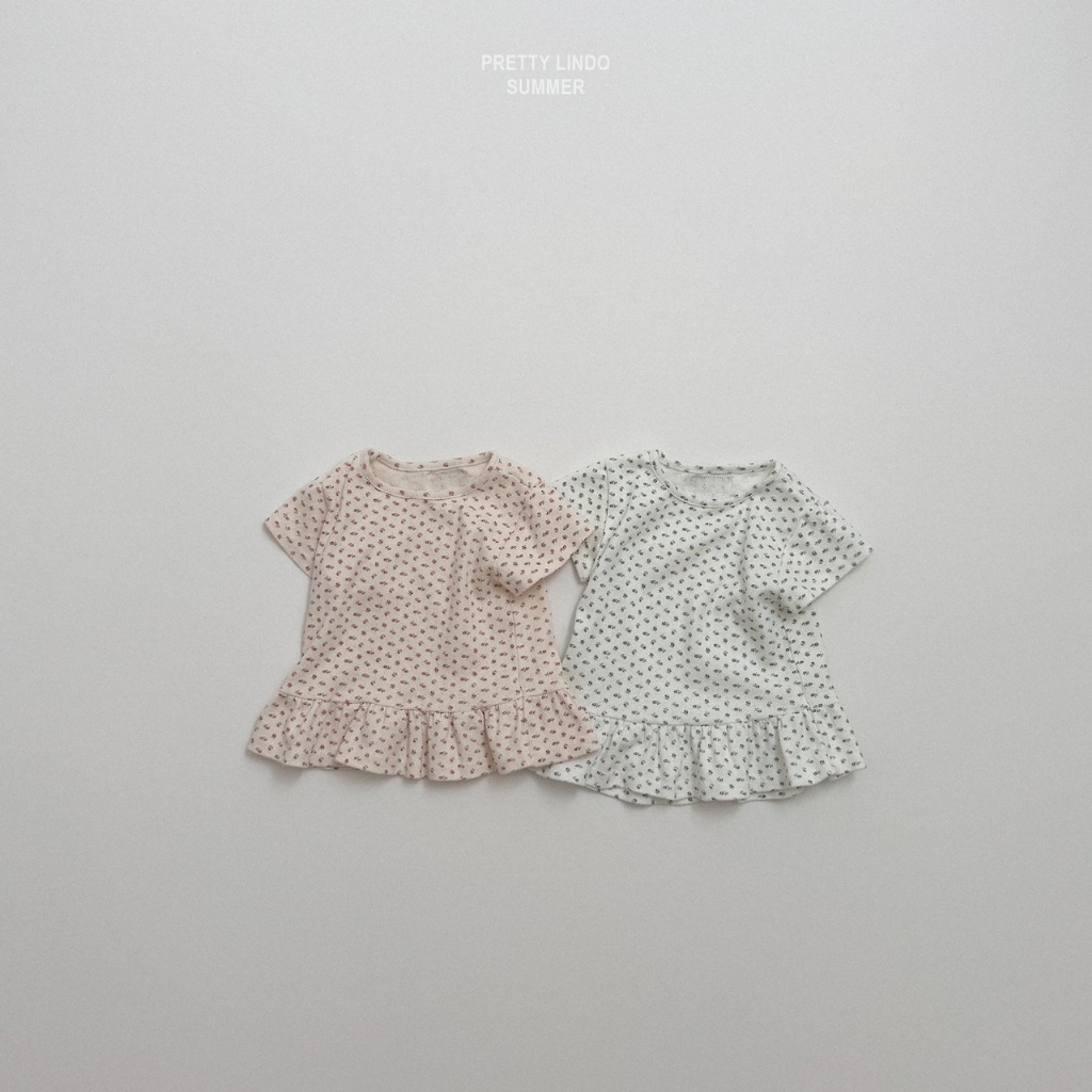 韓國🇰🇷Lindo 清新碎花傘襬上衣(XS-XL)