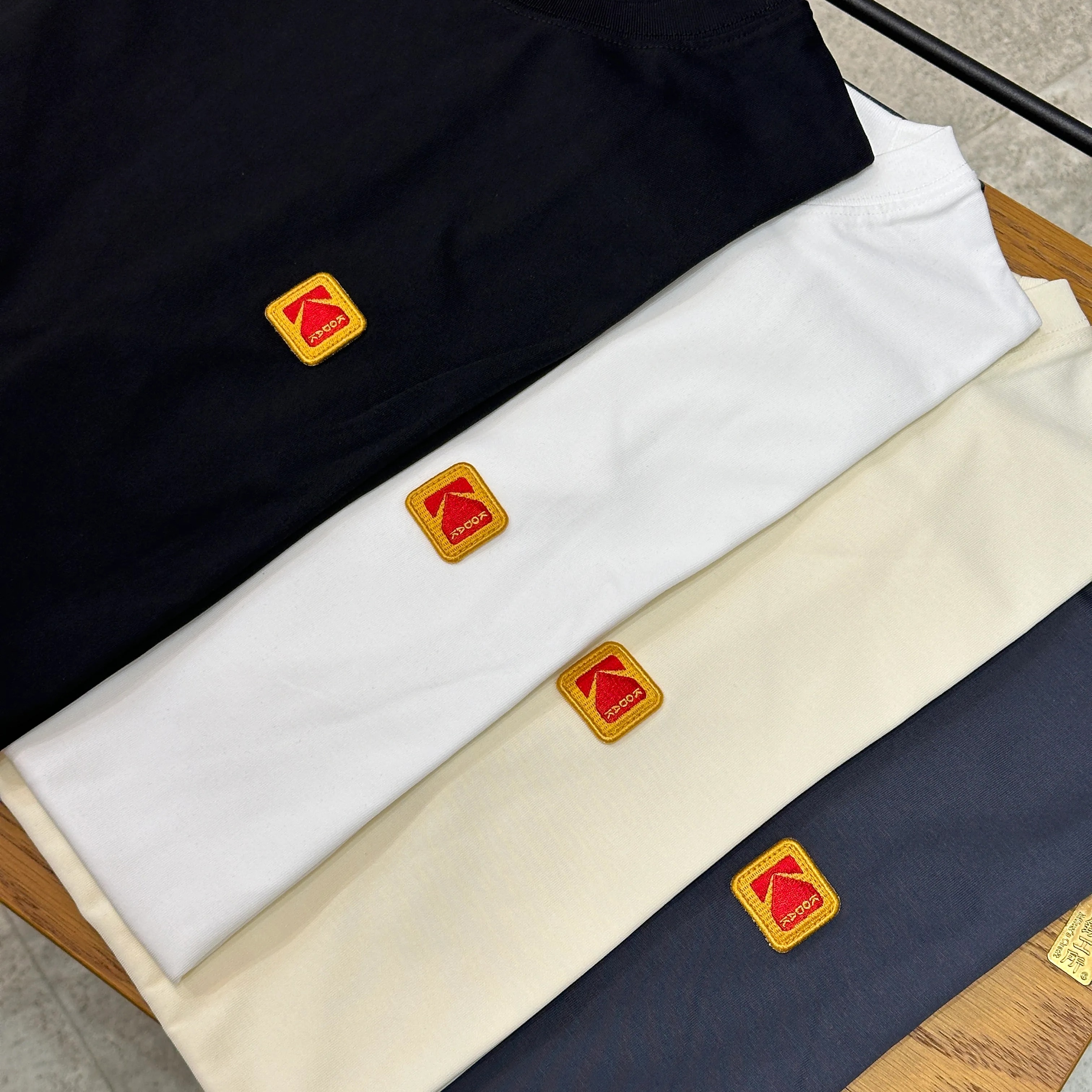 韓國代購｜Kodak Essential 刺繡小logo Tee (4 Colours)