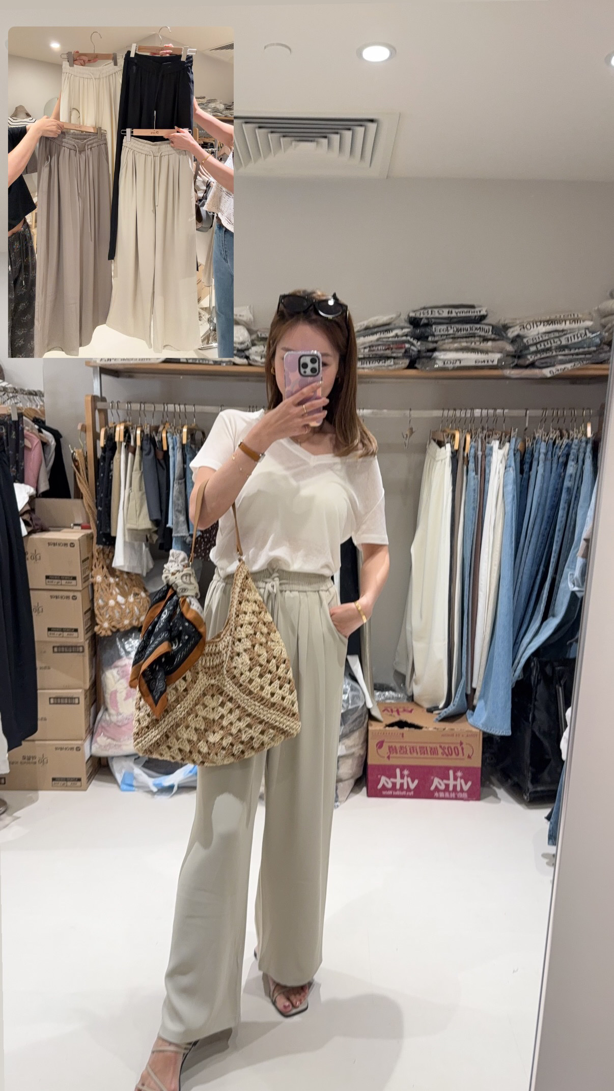 滑料Cotton Pants
