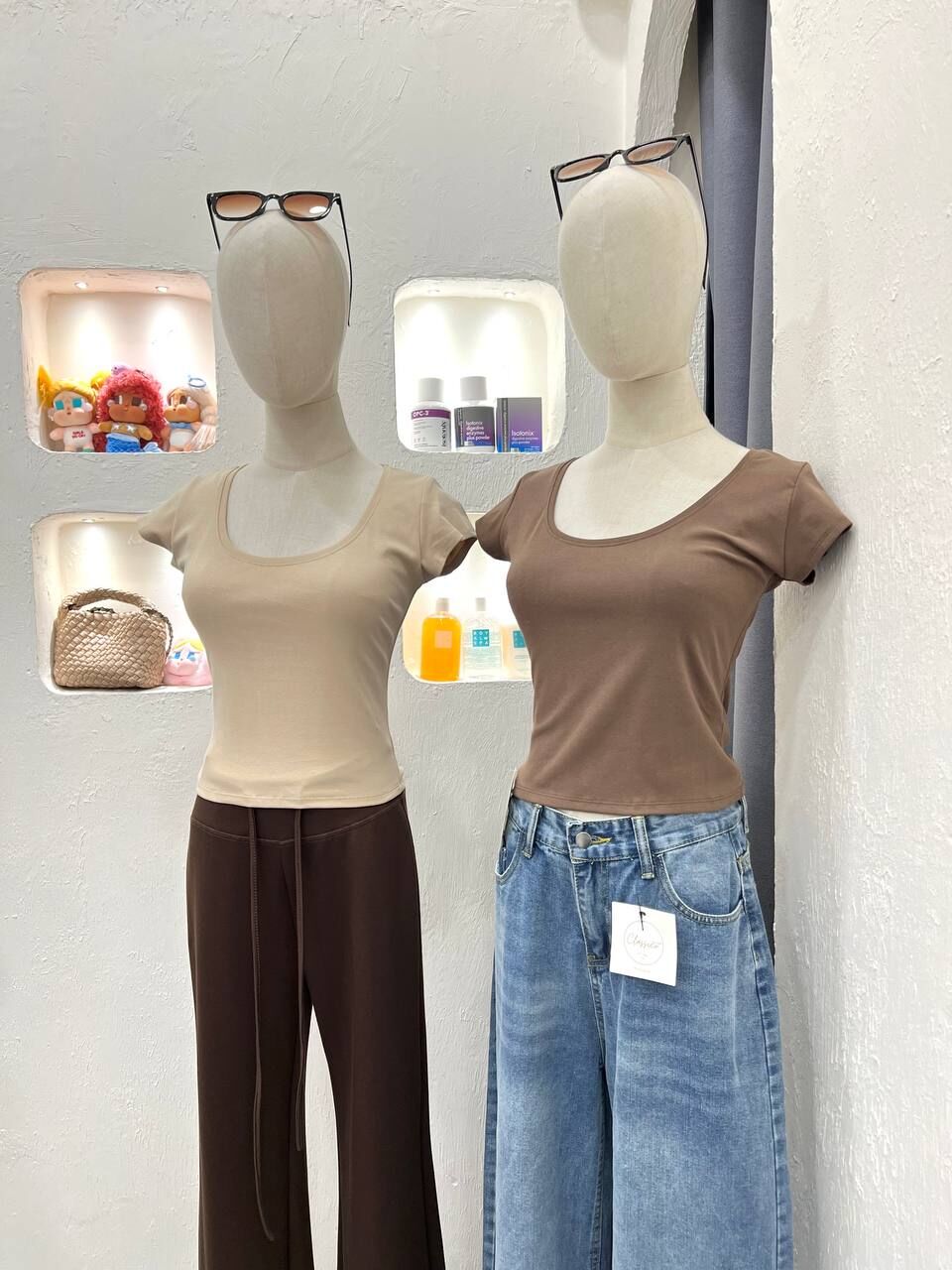 Basic U Neck T 291