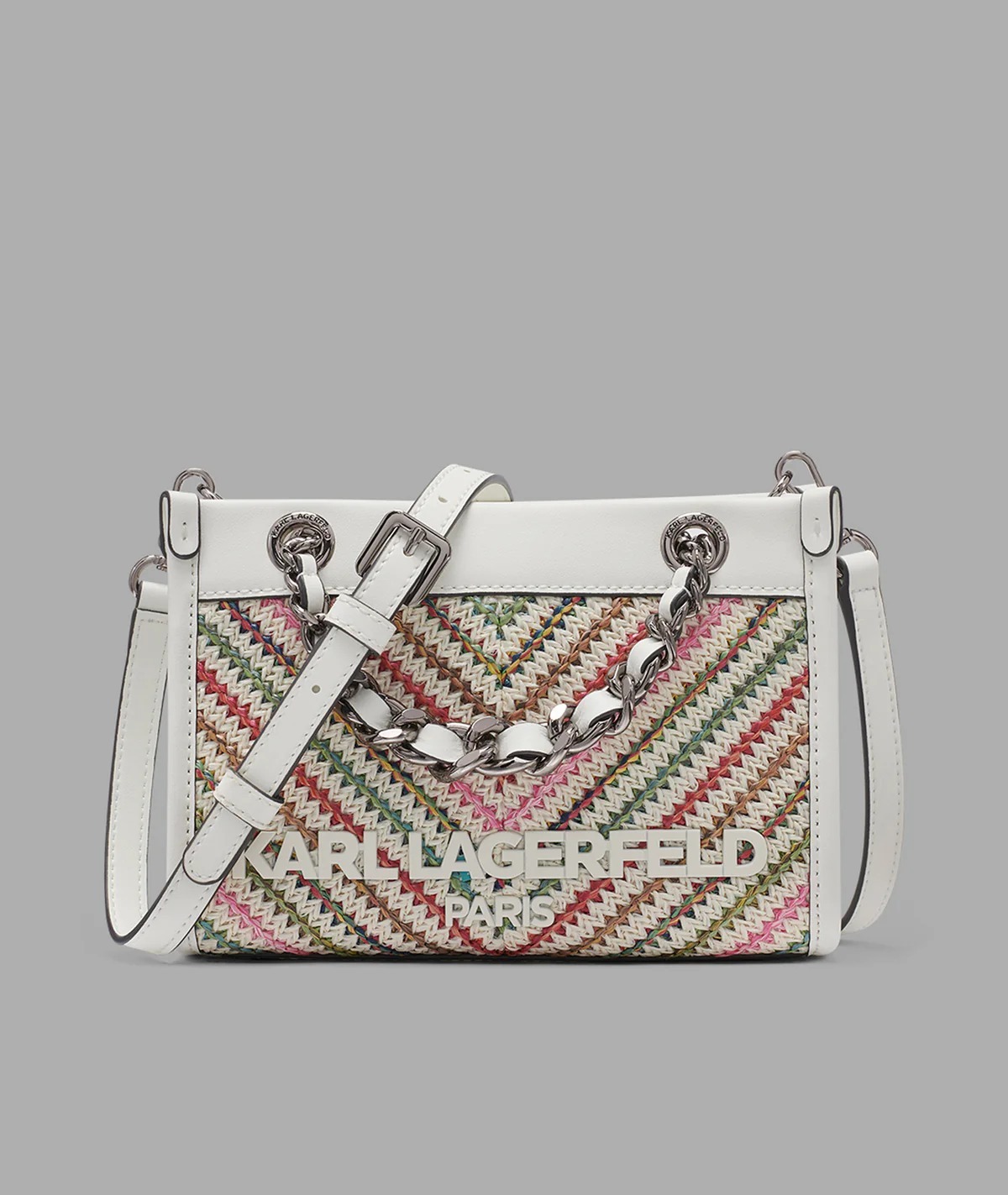 【預購】Karl Lagerfeld Paris KL050822 SAVOIE RAFFIA MINI 手提包