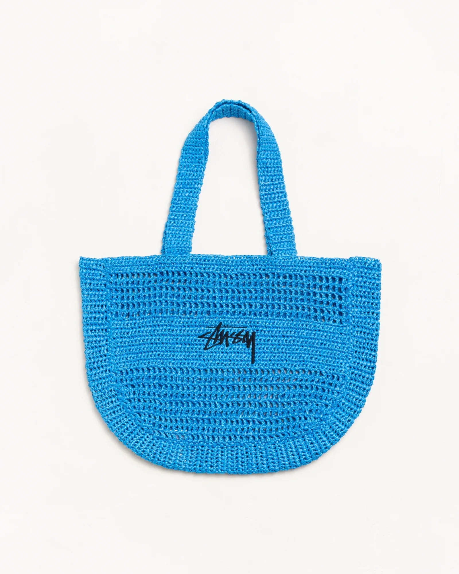 STUSSY WOVEN TOTE BAG BLUE 藍色 編織袋
