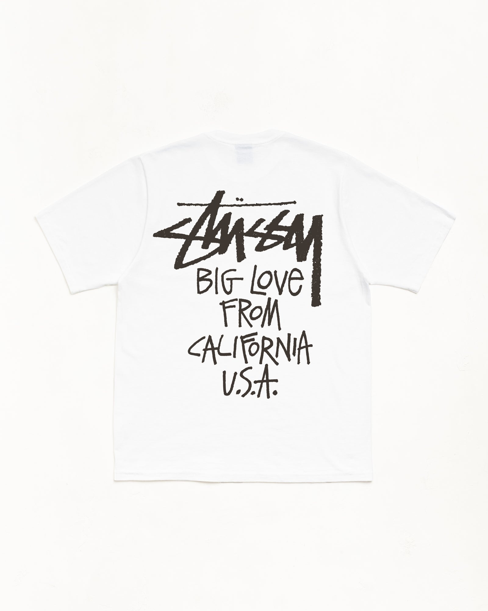 STUSSY SS26 BIG LOVE TEE WHITE