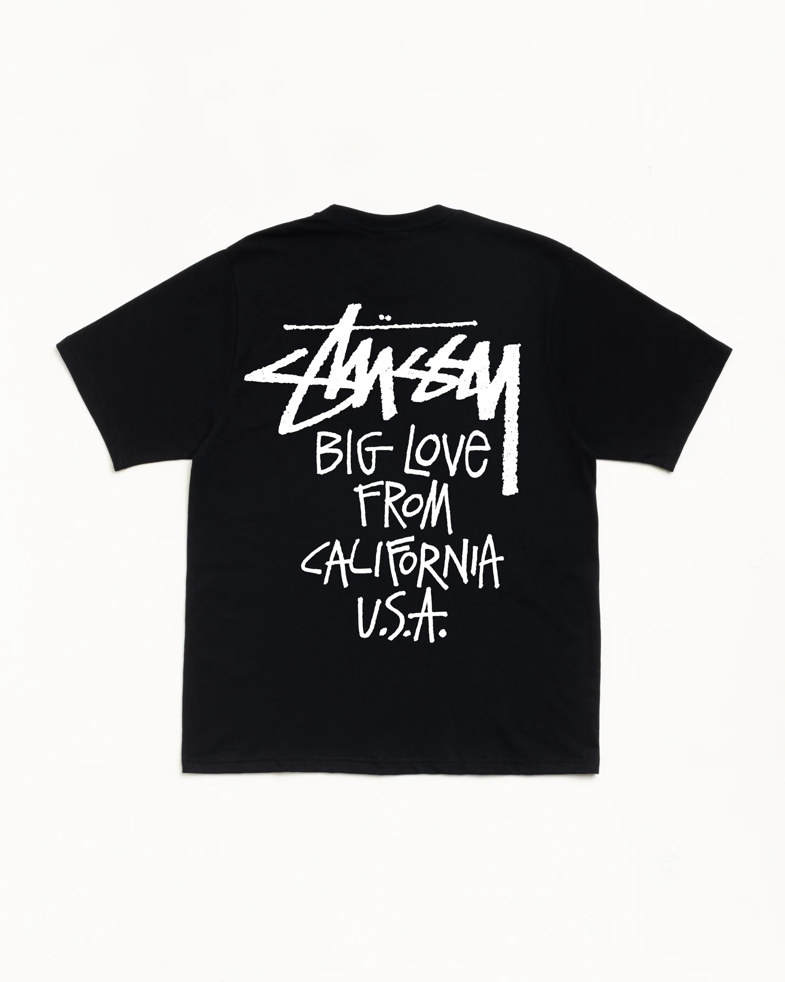 STUSSY SS26 BIG LOVE TEE BLACK
