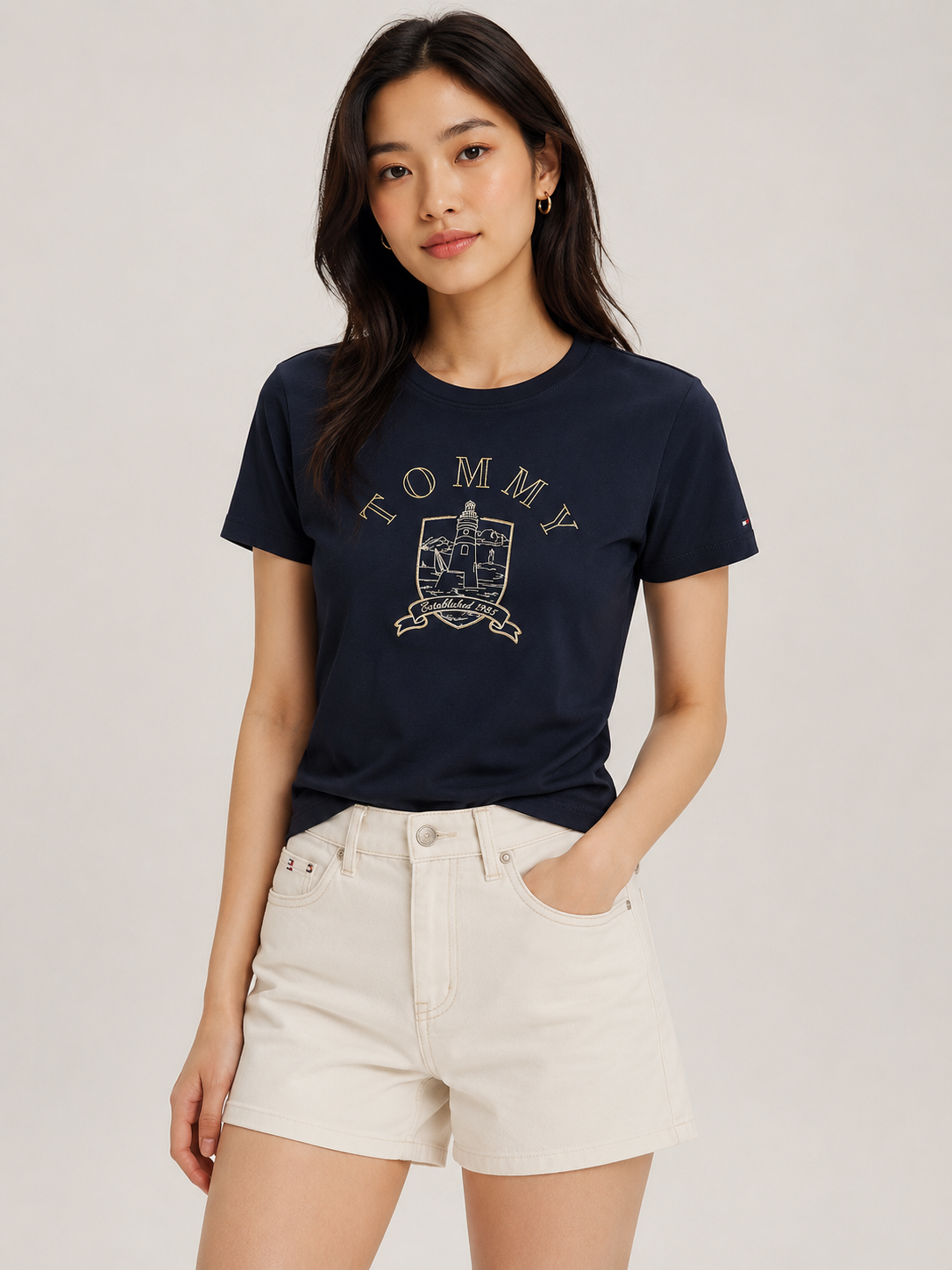 OBS464 Tommy Hilfiger Lighthouse Logo 女裝Tee