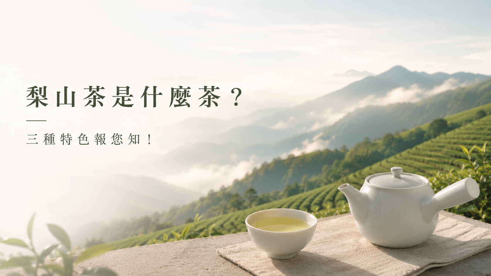 梨山茶茶湯金黃透亮 海拔 2,000m+ 高山烏龍