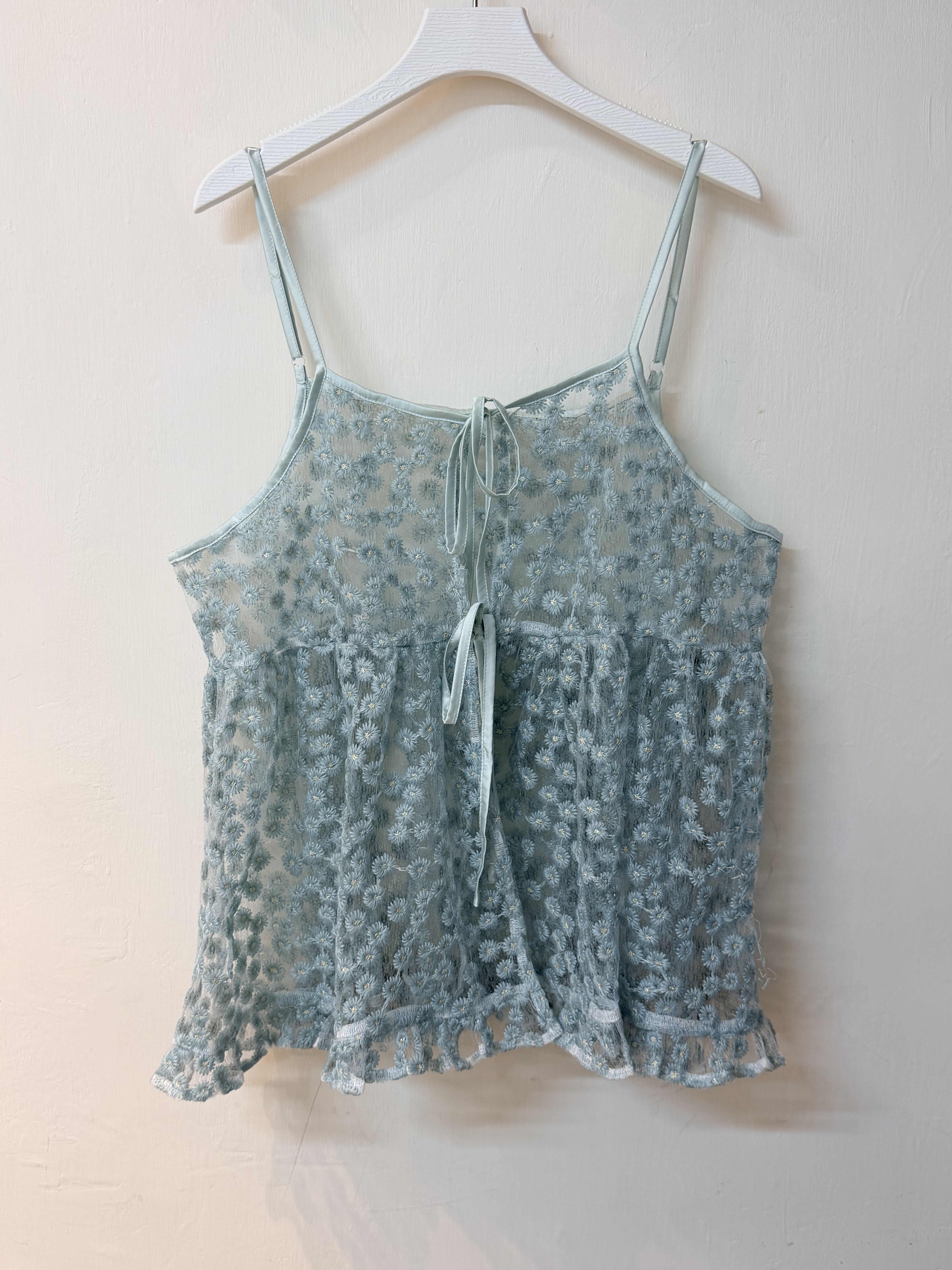 🪸獨家訂製款🐚 金絲花花刺繡細閃Ruffle外搭