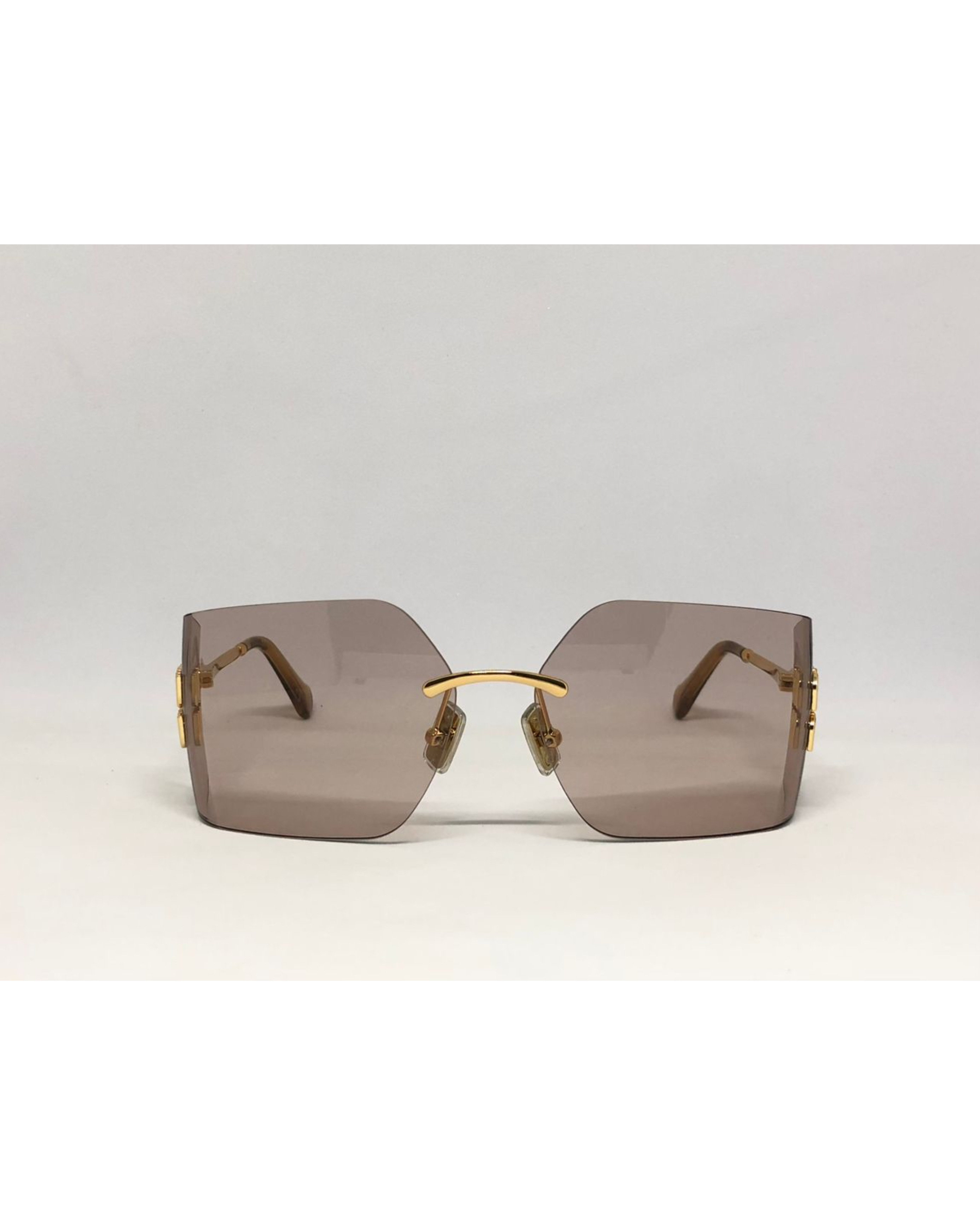 Miu Miu 54ys Rimless Light Purple Brown