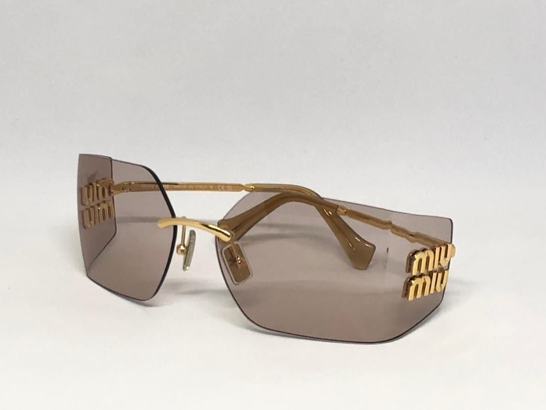 Miu Miu 54ys Rimless Light Purple Brown