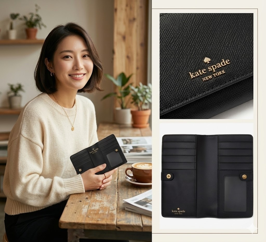 【預購】Kate Spade H050855 對折長款銀包