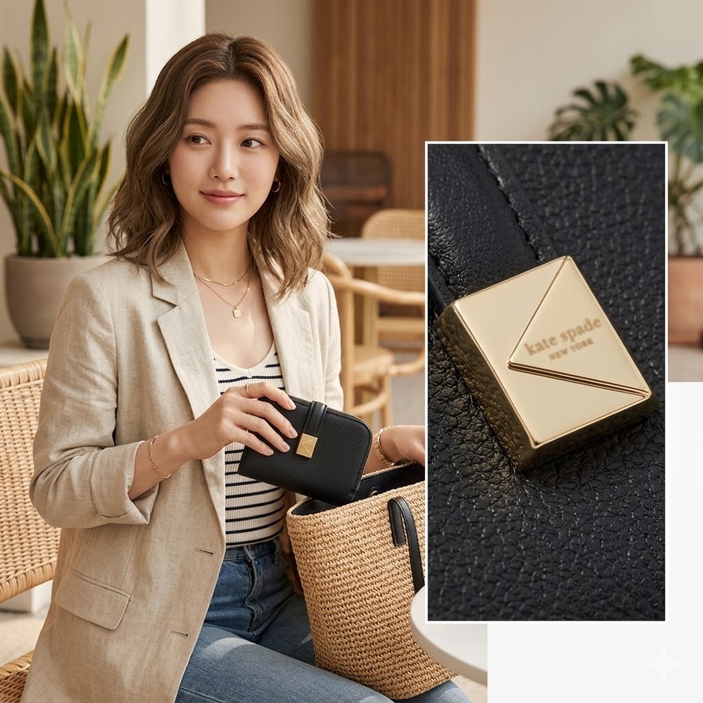 【預購】Kate Spade Deco H050856 小號銀包