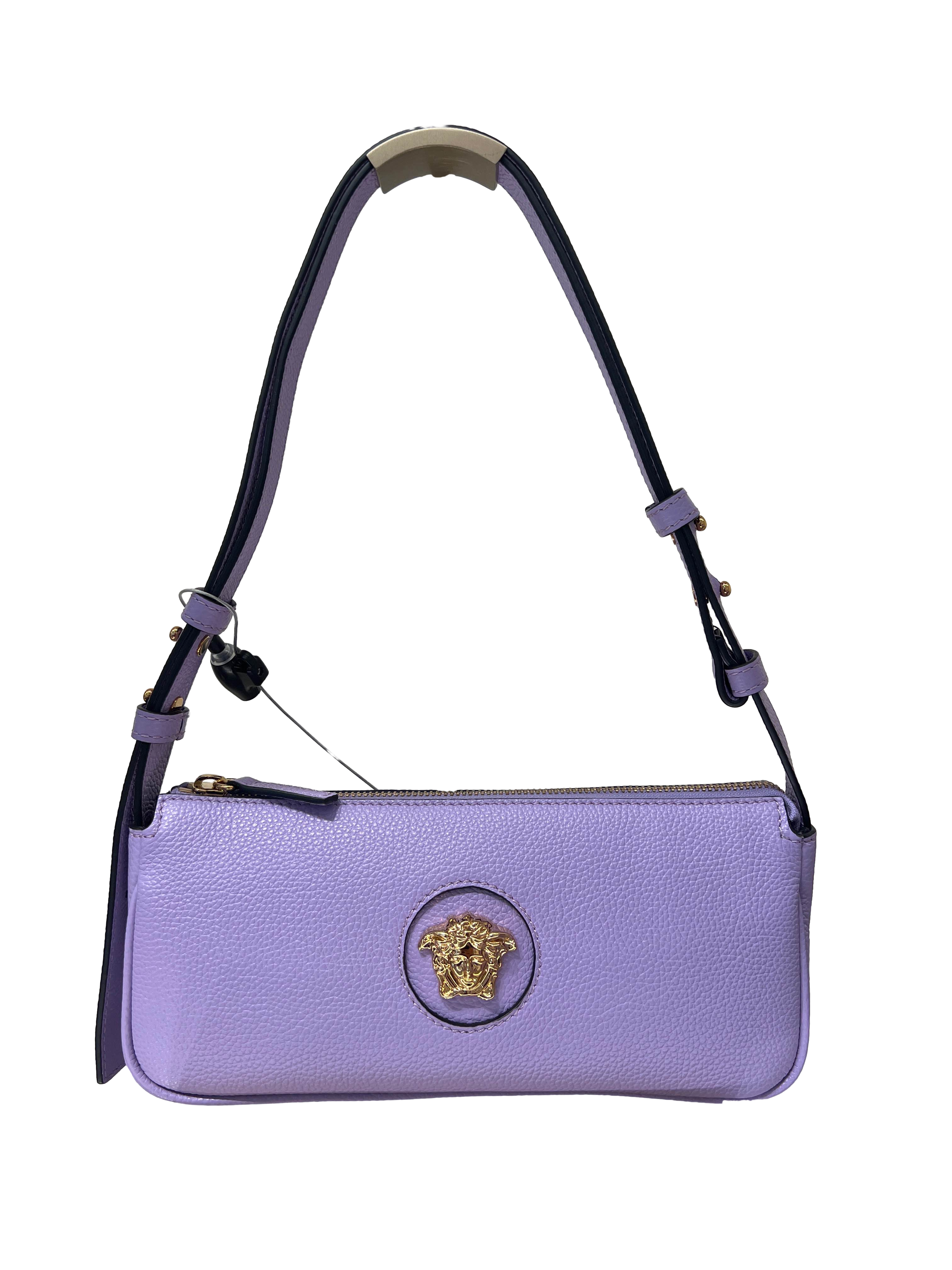 【Versace Outlet】Gianni Versace Srl Shoulder Bag Calf Leather  紫