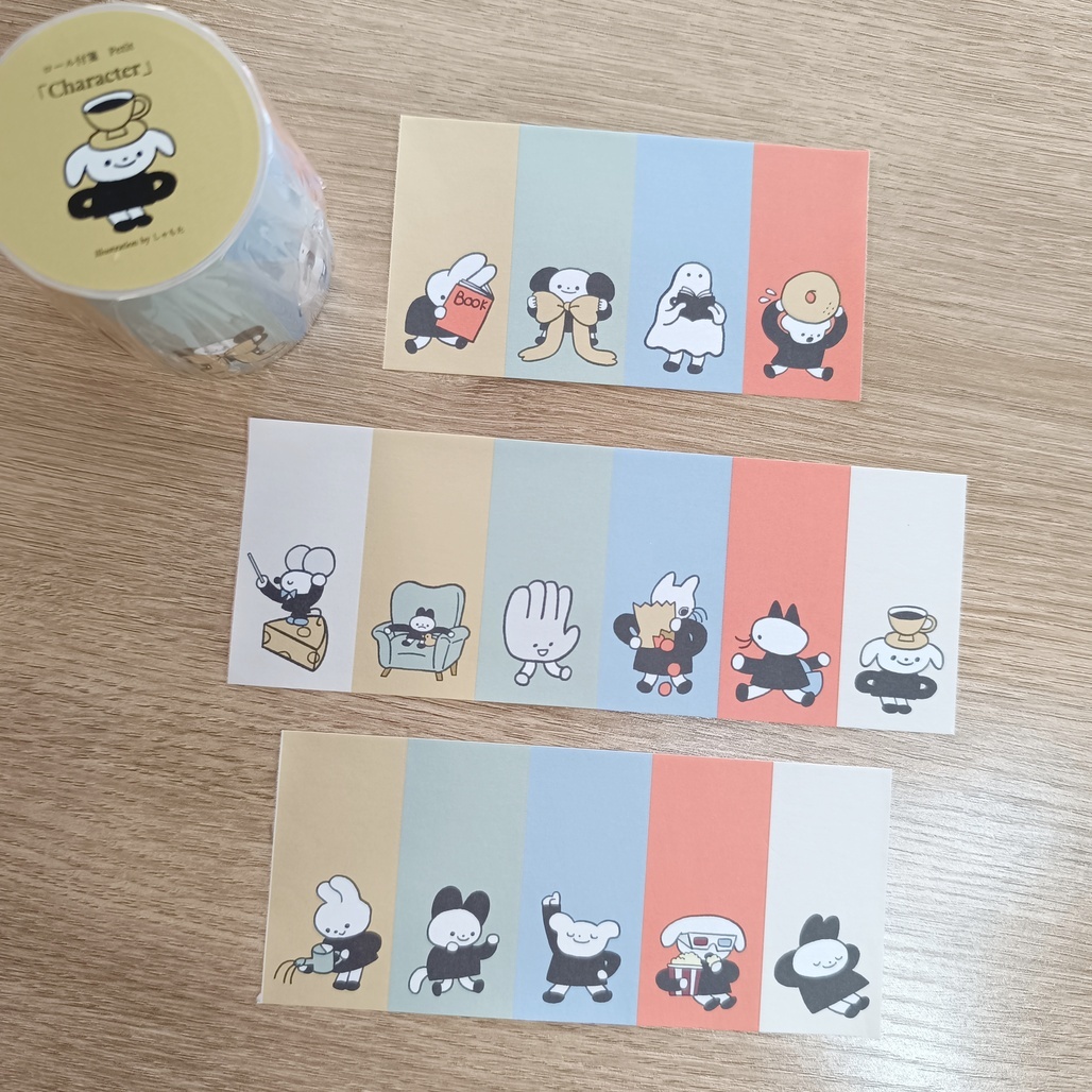 日本手紙社．しゃもた「Character」 MEMO便利貼卷