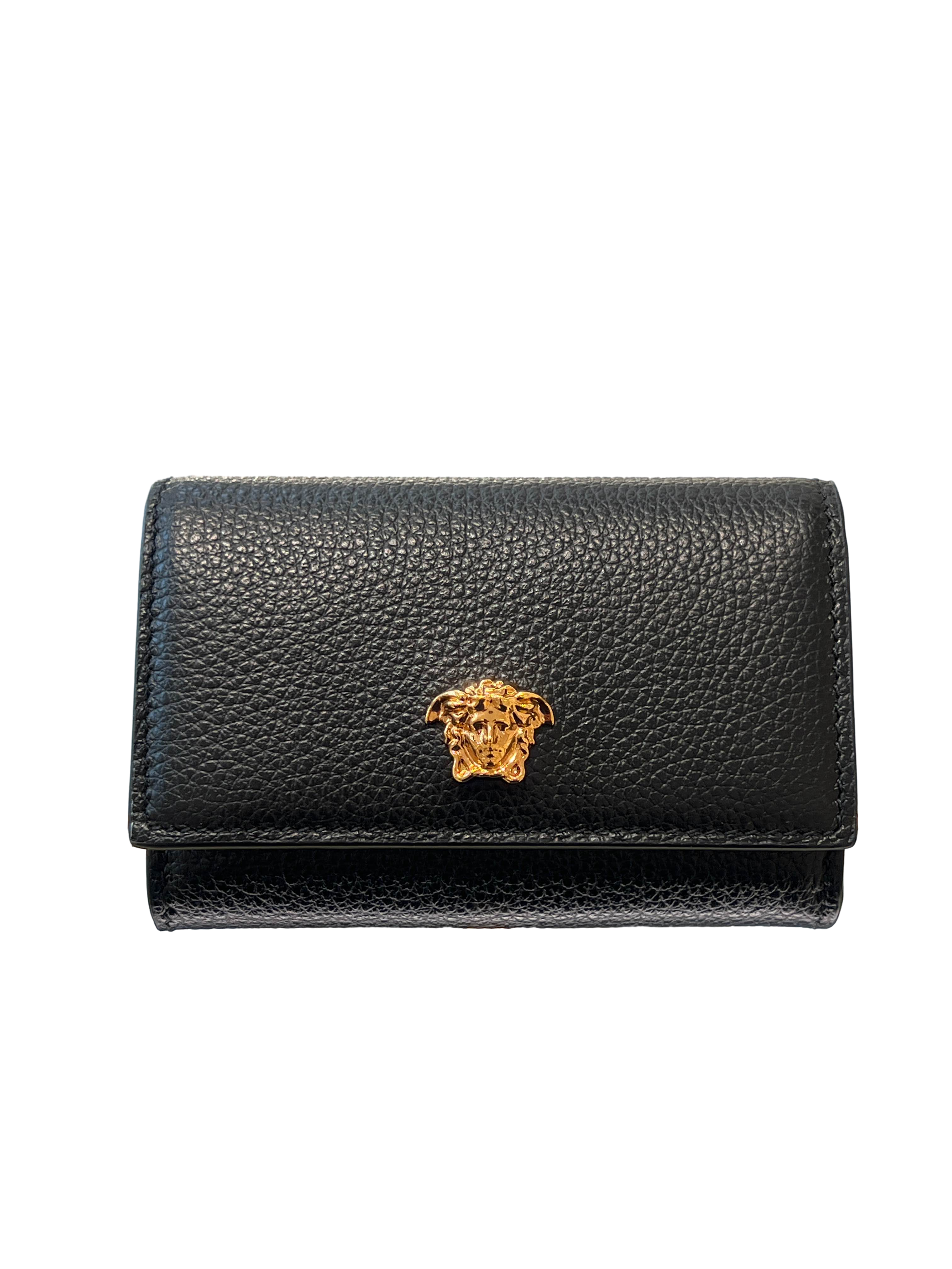 【Versace Outlet】Businnes Card Holder Calf Leat  黑