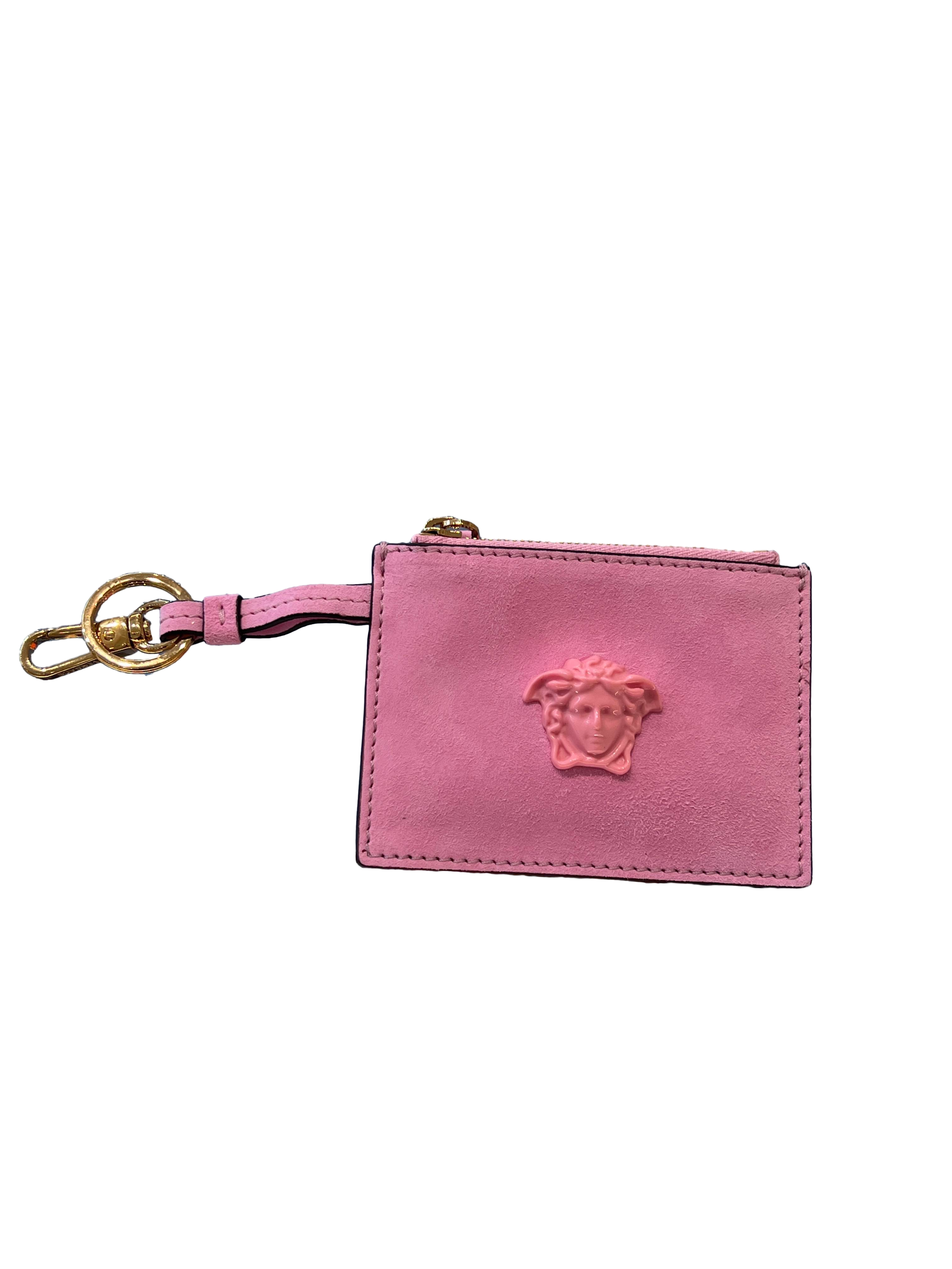 【Versace Outlet】Charm Lamb Leather  粉