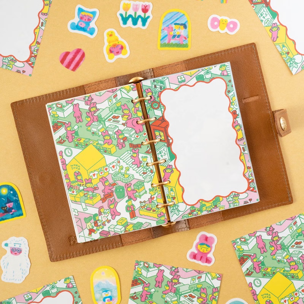 日本手紙社．いといゆき「PRINT FACTORY PICNIC」 M6手帳內頁組