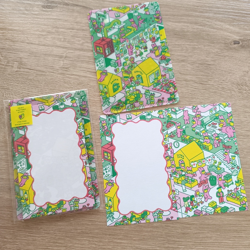 日本手紙社．いといゆき「PRINT FACTORY PICNIC」 M6手帳內頁組