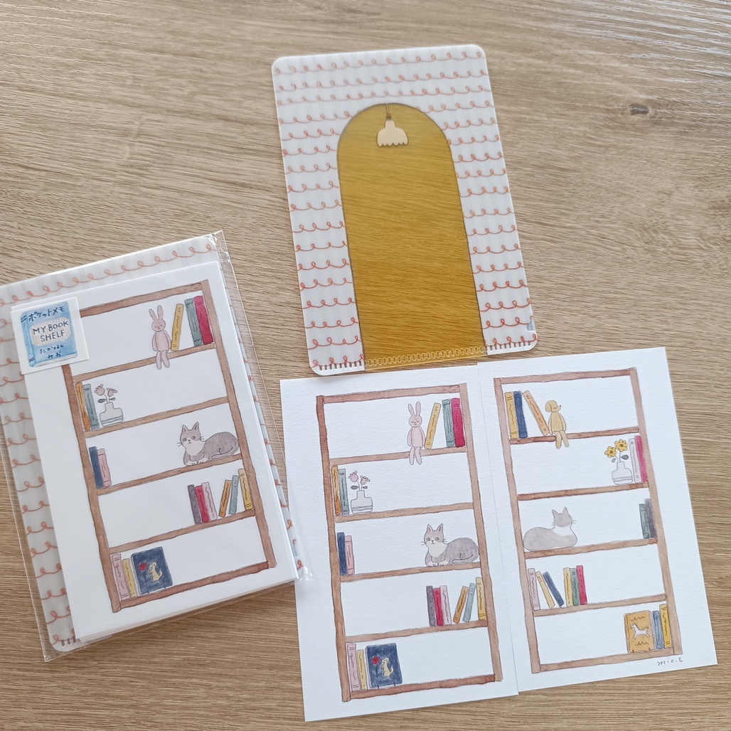 日本手紙社．たかはしみお「MY BOOK SHELF」 M6手帳內頁組