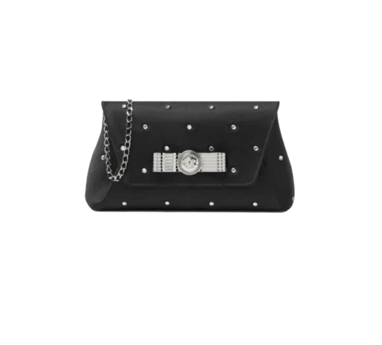 【Versace Outlet】Versace Clutch Fabric  黑
