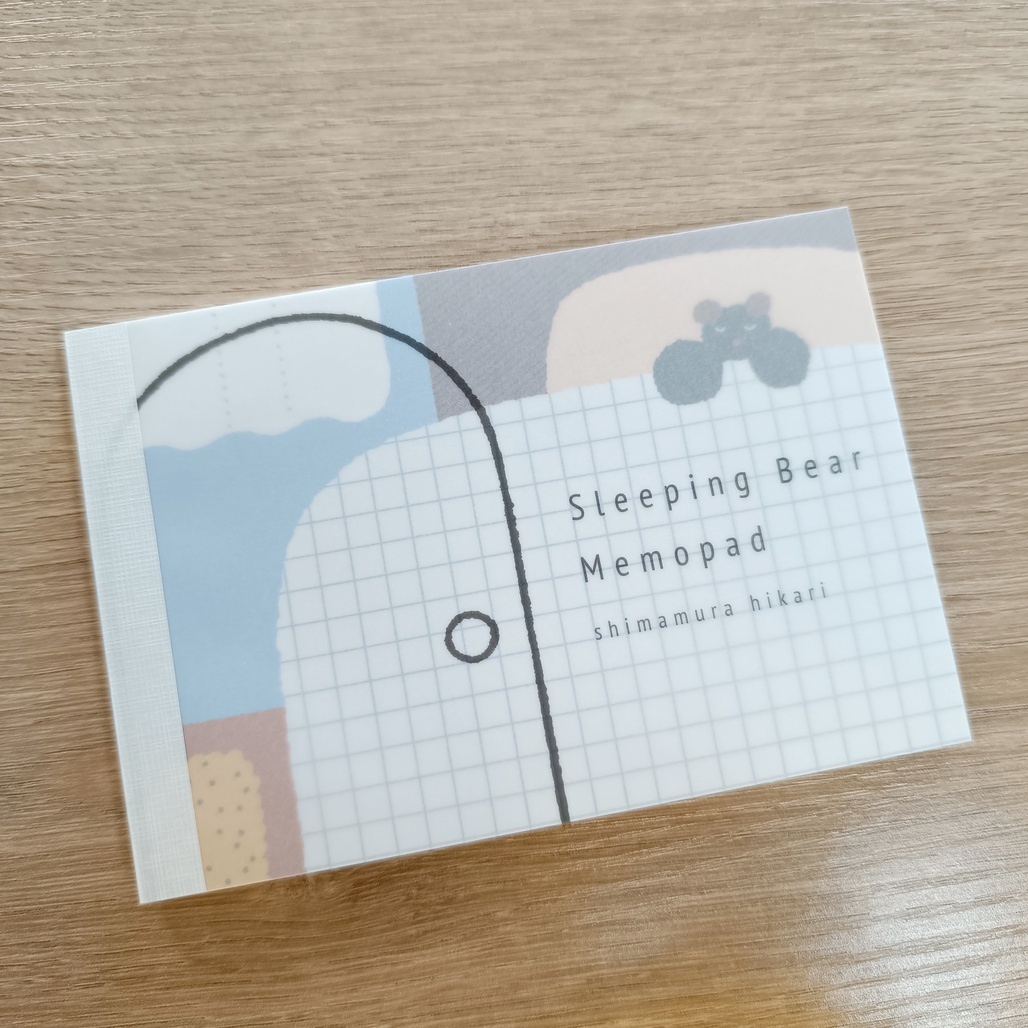 日本手紙社．島村光「Sleeping Bear」 便條紙本