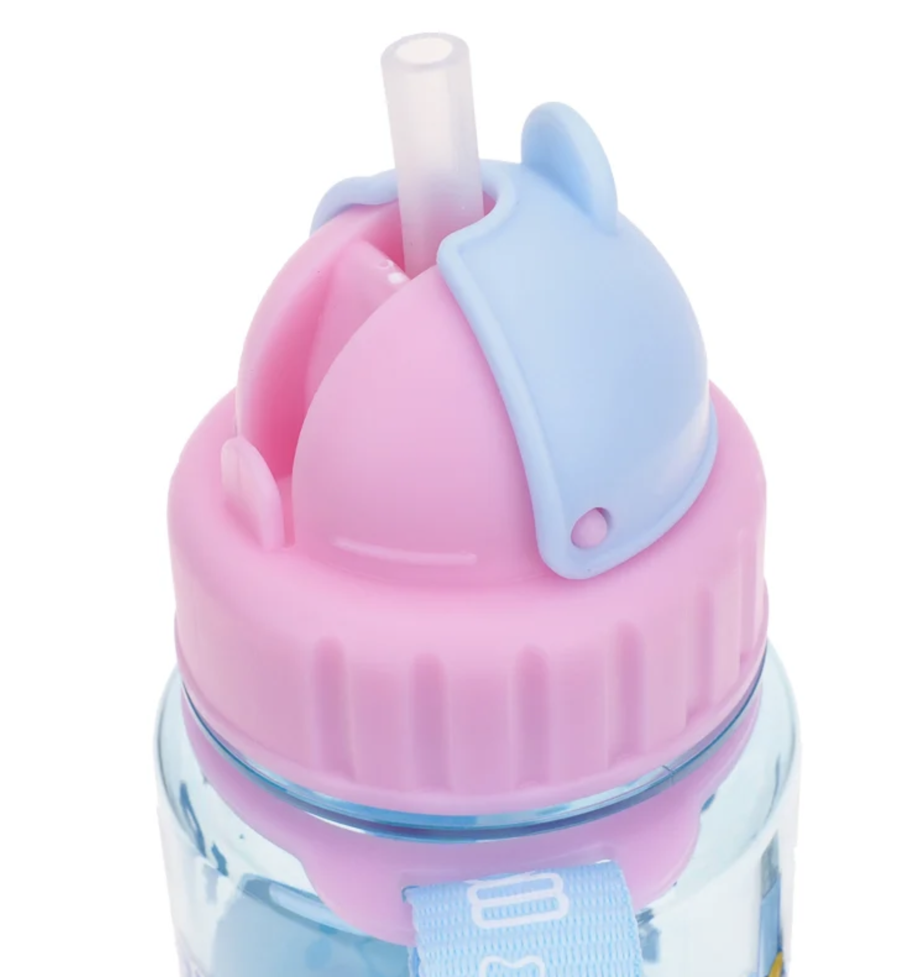 Cinnamoroll 350ml BPA Free 膠水樽連飲管及頸繩 9-4980-42