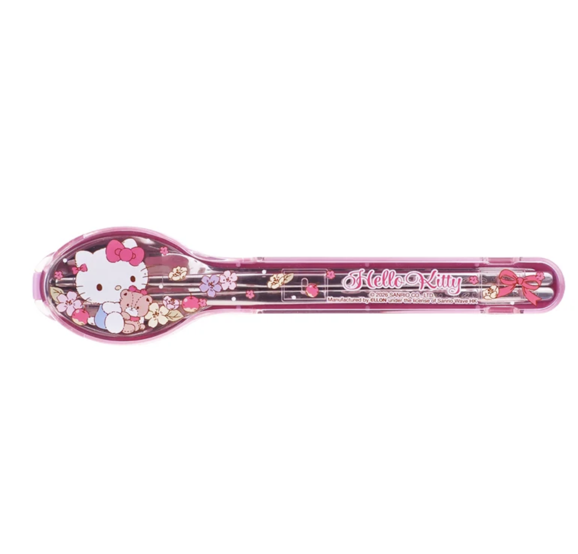 Hello Kitty 餐具連收納盒 9-8478-5