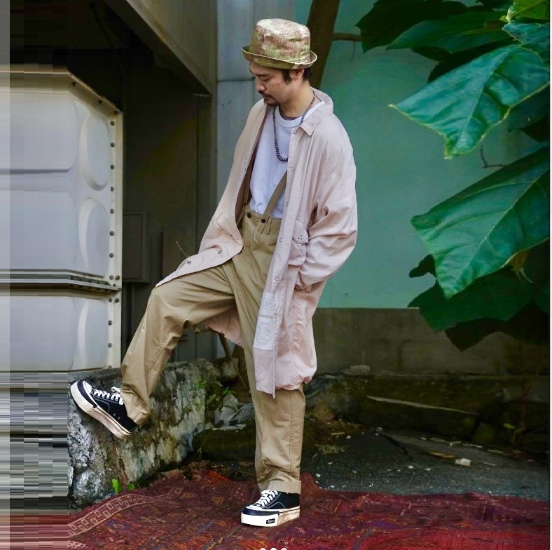 RE-STOCK: VISVIM FOUR WINDS COAT (COTTON/SILK) - PINK PRE ORDER ITEM (預訂中)