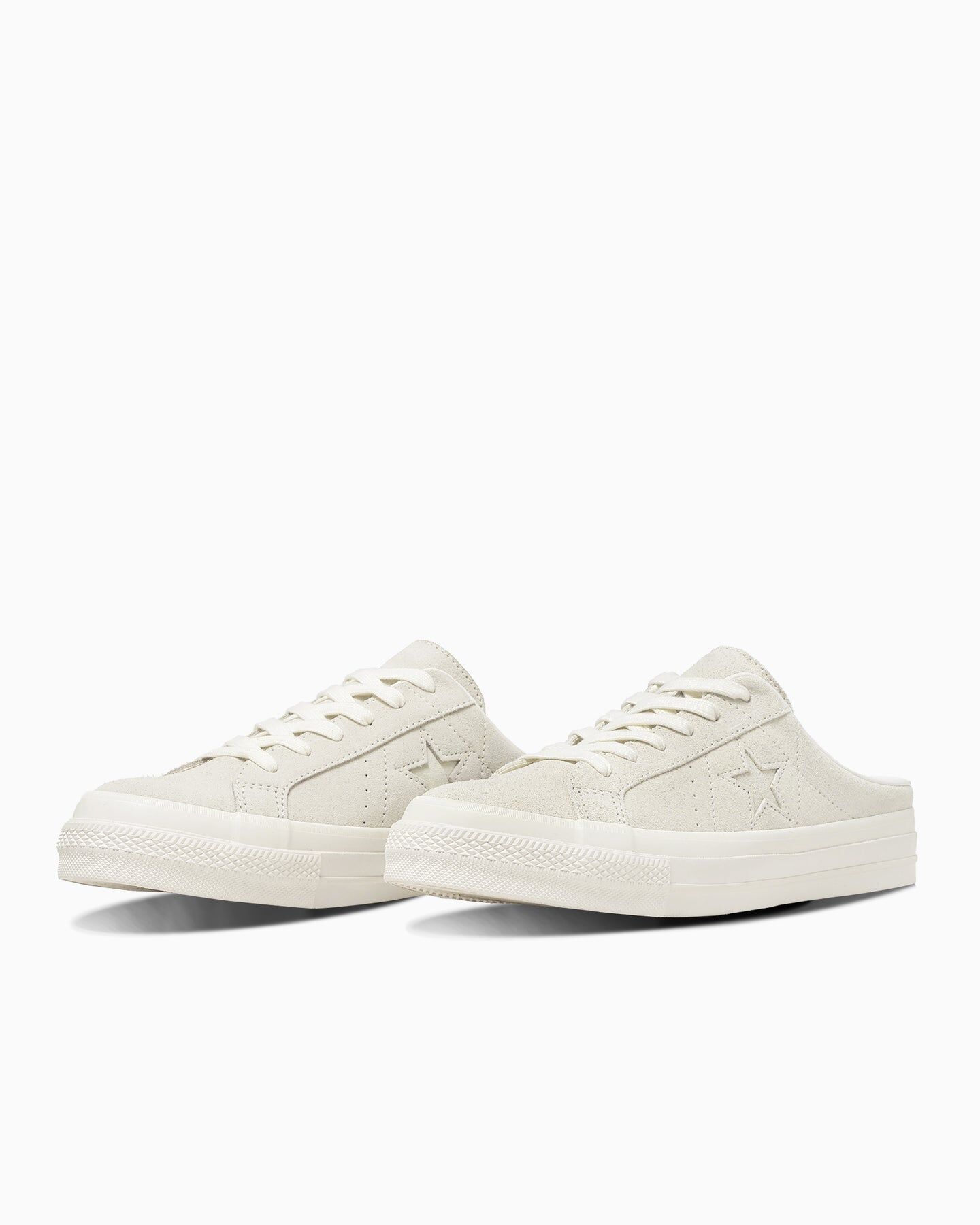 預購┃CONVERSE ONE STAR SUEDE MULE 麂皮 穆勒 米白