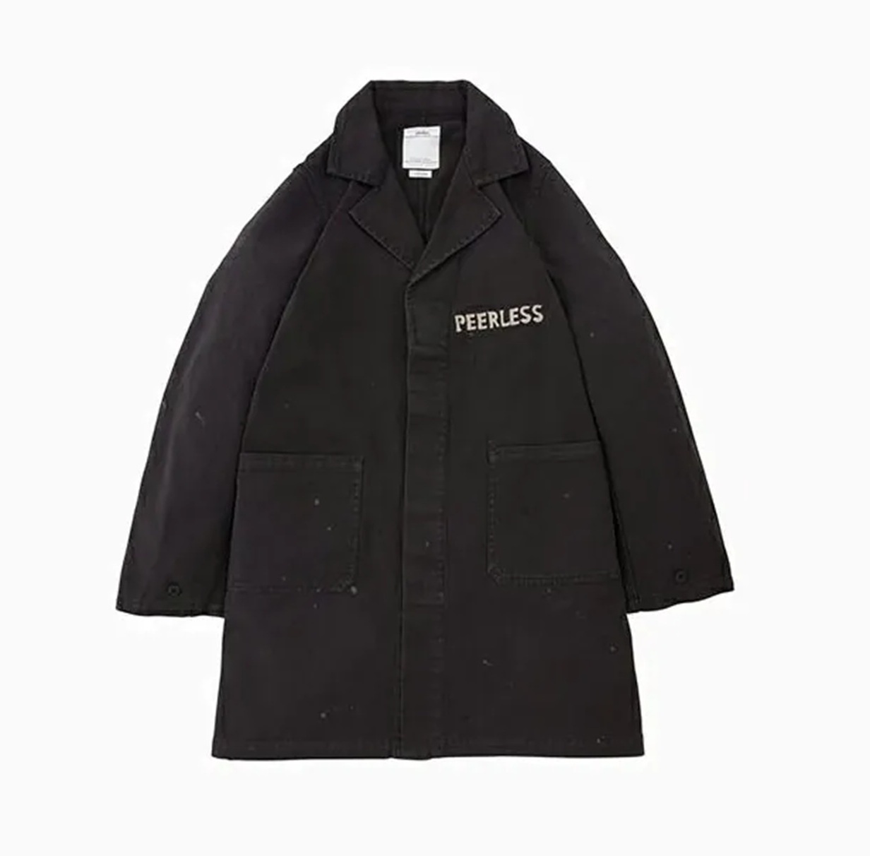 LAST SALE: VISVIM PEERLESS SHOP COAT - BLACK SIZE 2 PRE ORDER ITEM (預訂中)
