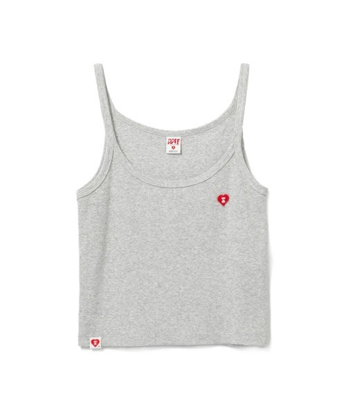（預購）HEART BADGE RIB CAMISOLE