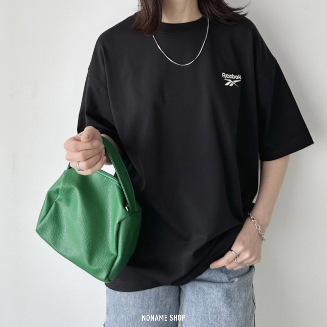 REEBOK 刺繡 LOGO 落肩 短袖 短袖 四色 (男/女同款)