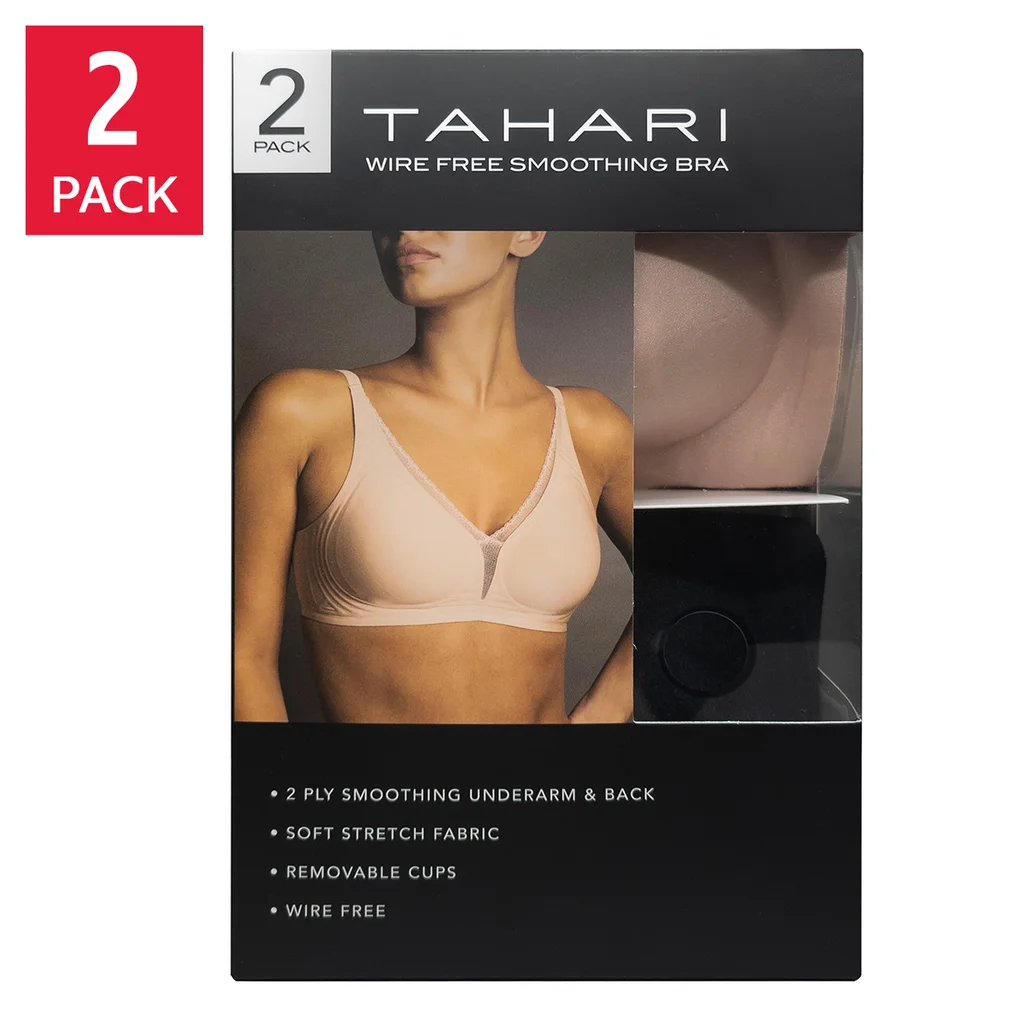 【預購】Tahari  H050901女裝舒適無痕內衣（2 入超值組）