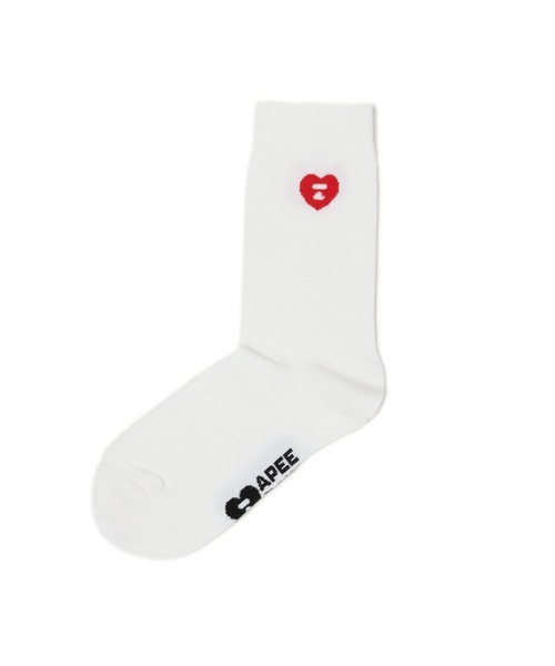 （預購）HEART EMBROIDERY BADGE SOCKS